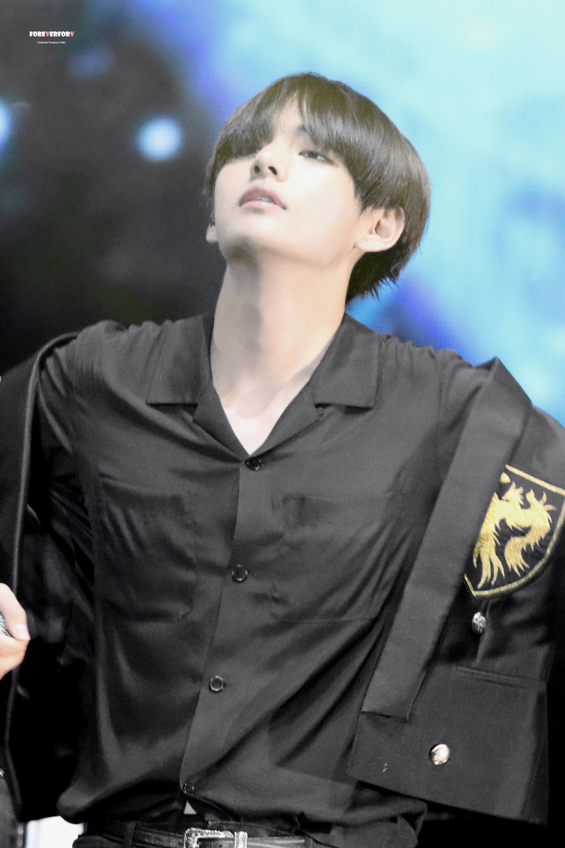V BTS camicia nera, 1929x2894 Full HD Verticale, iPhone