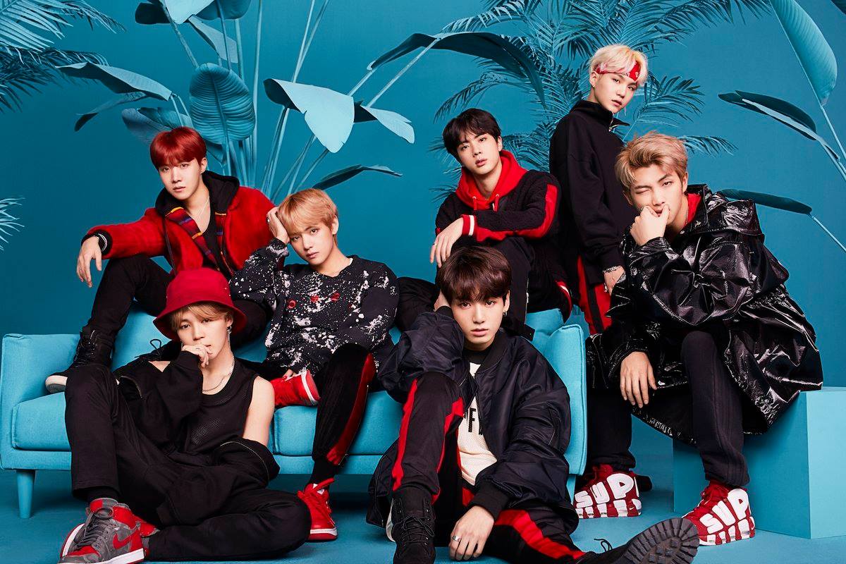 BTS moda nero rosso blu, Bangtan Sonyeondan, 1200x800 HD, Laptop