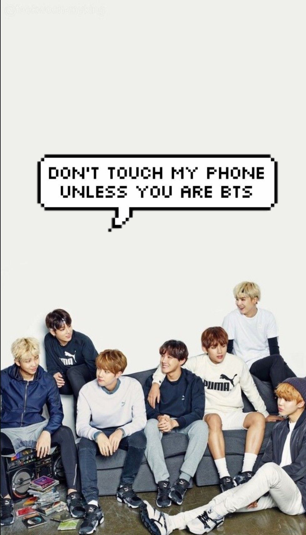BTS fumetto non toccare telefono, 978x1709 Verticale, Mobile