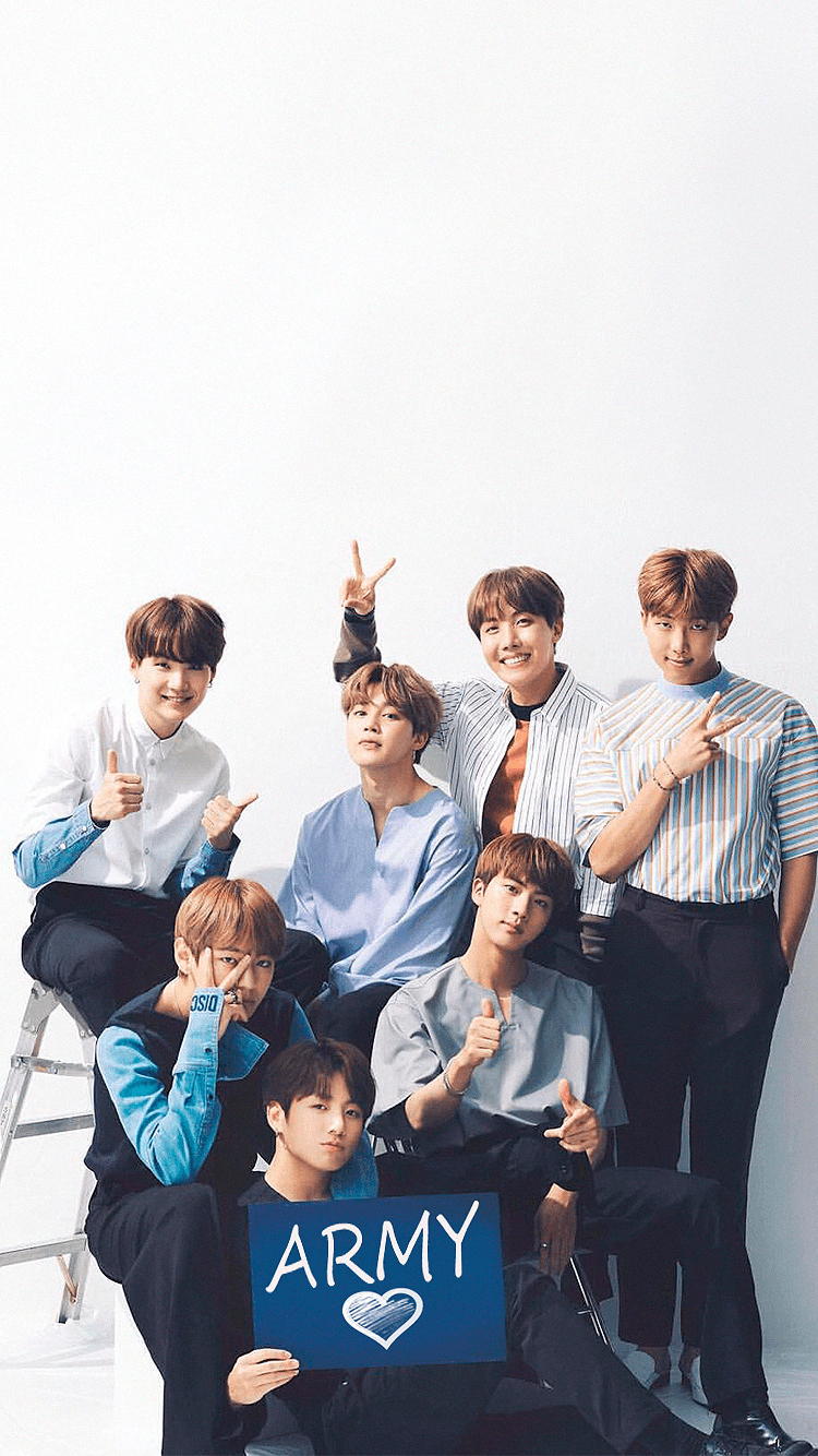 BTS gruppo cartello Army, 750x1334 Verticale, iPhone