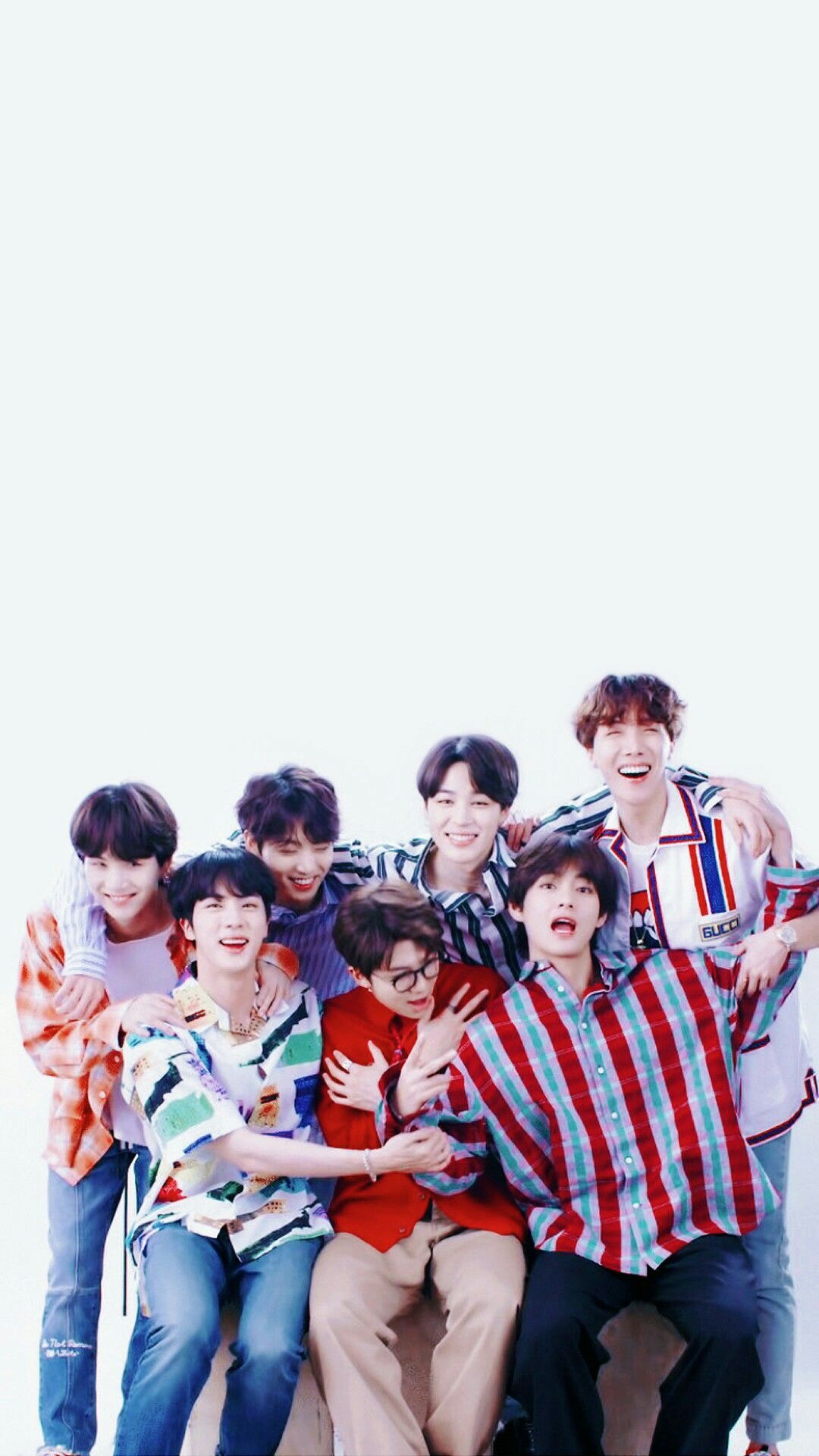 BTS camicie colorate abbraccio, 1080x1920 Full HD Verticale, Smartphone