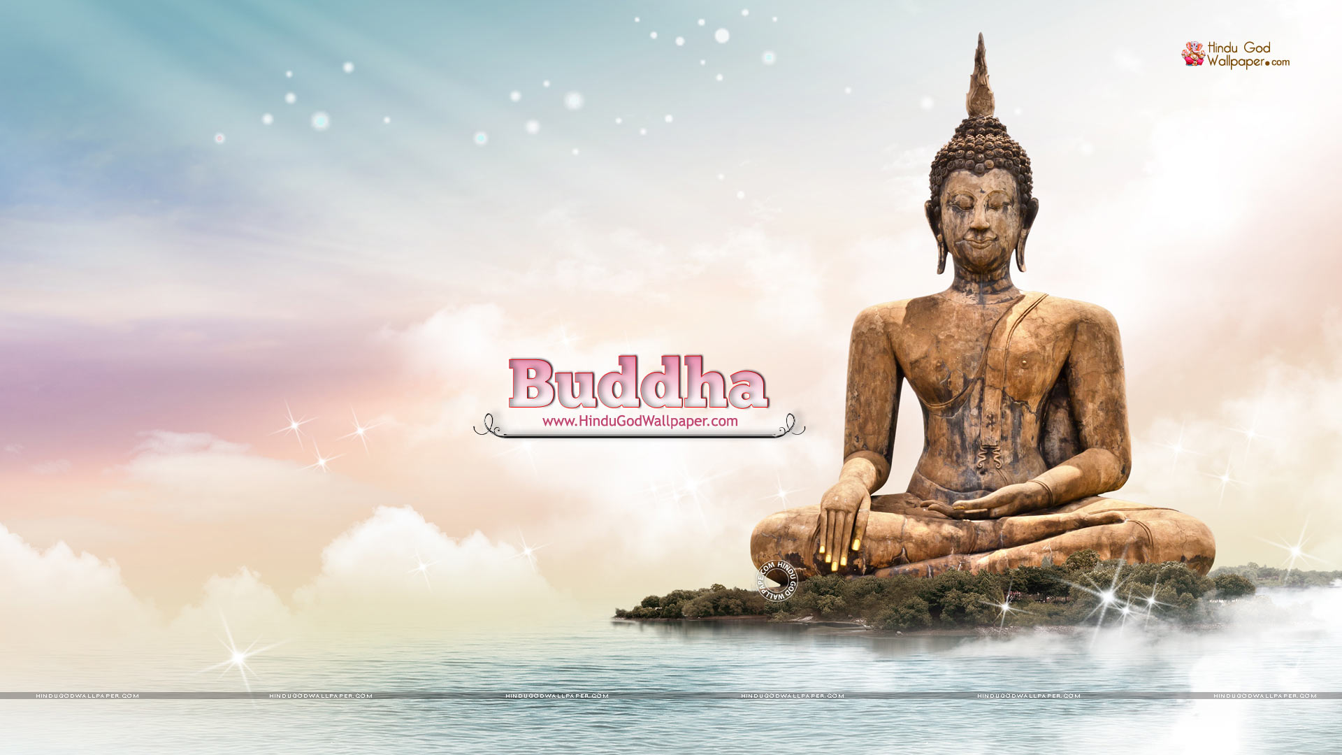 Statua dorata di Buddha, 1920x1080 Full HD, Monitor Gaming