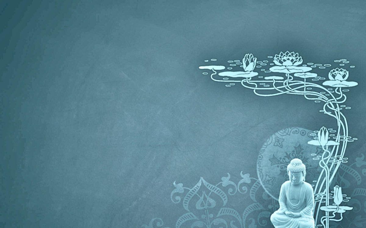 Statua Buddha con fiori di loto, 1200x750 HD, Monitor Gaming