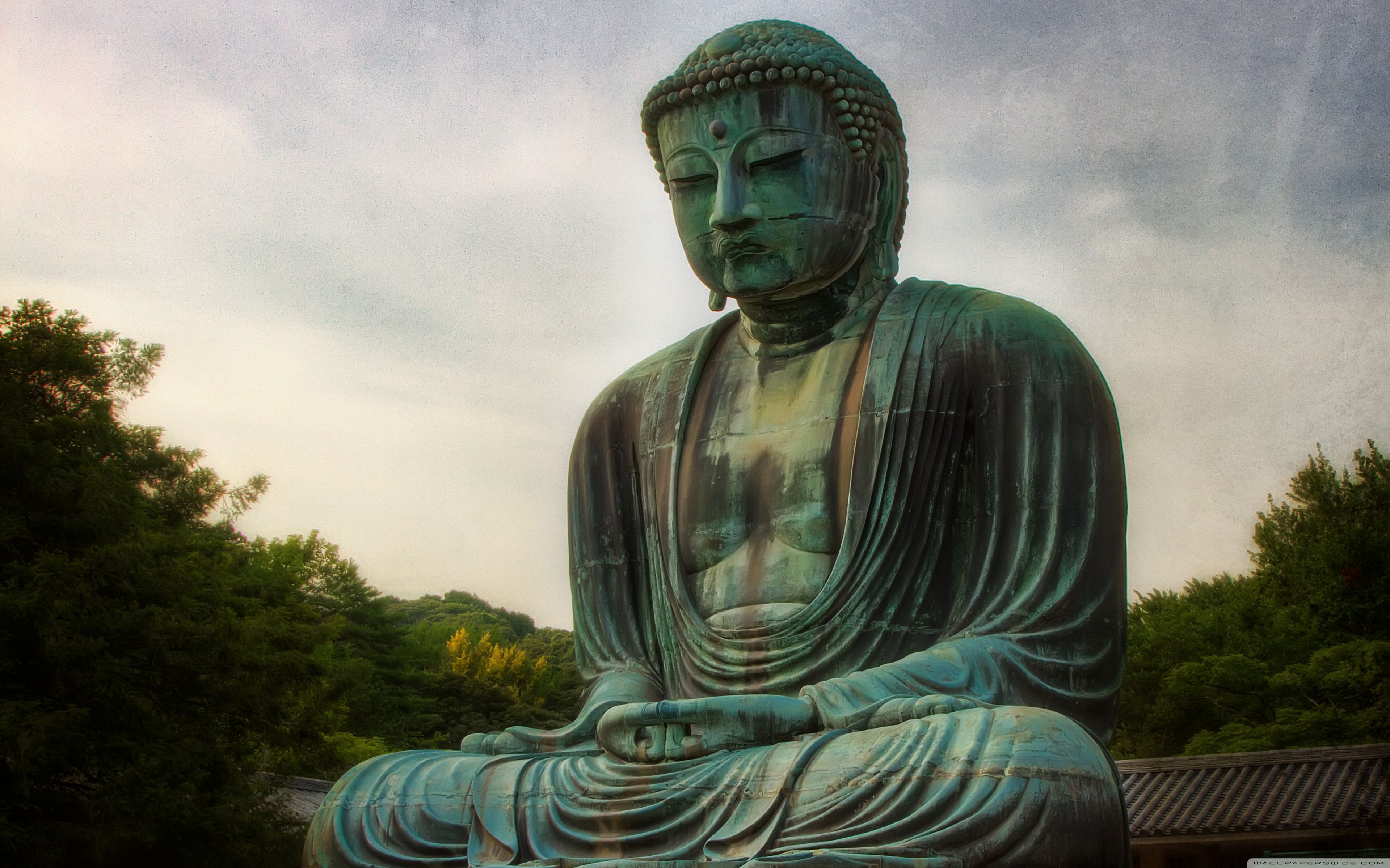 Statua bronzo Grande Buddha Kamakura, 3840x2400 Ultra HD, PC