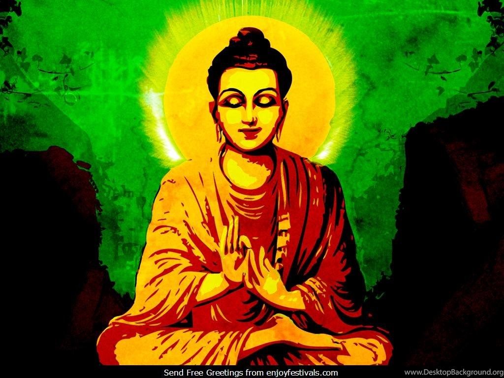 Buddha seduto meditazione verde, 1024x768 HD, Desktop