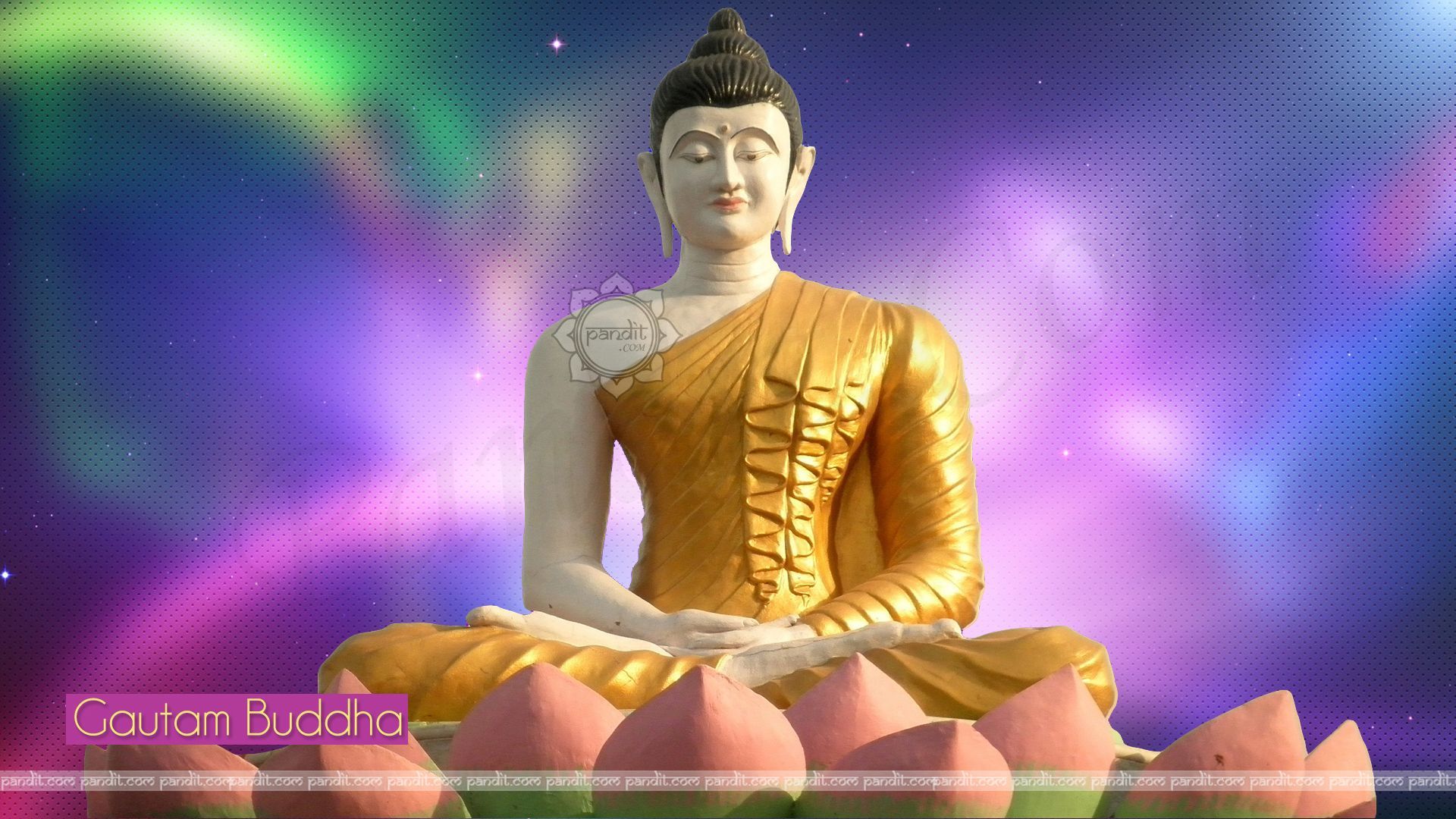 Statua del Buddha dorata, 1920x1080 1080p, Monitor Gaming