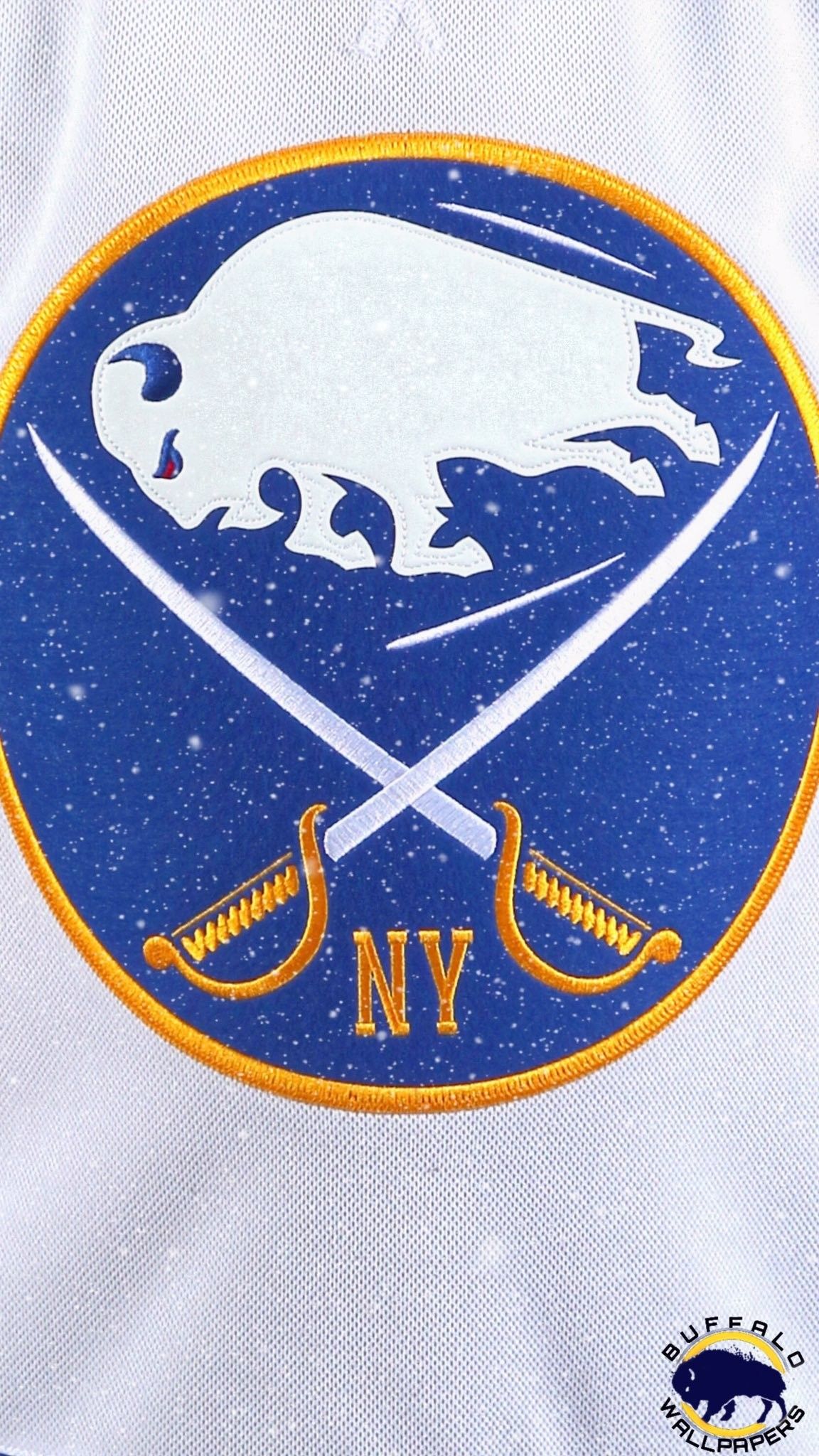 Logo Buffalo Sabres bisonte, 1152x2048 Verticale, iPhone