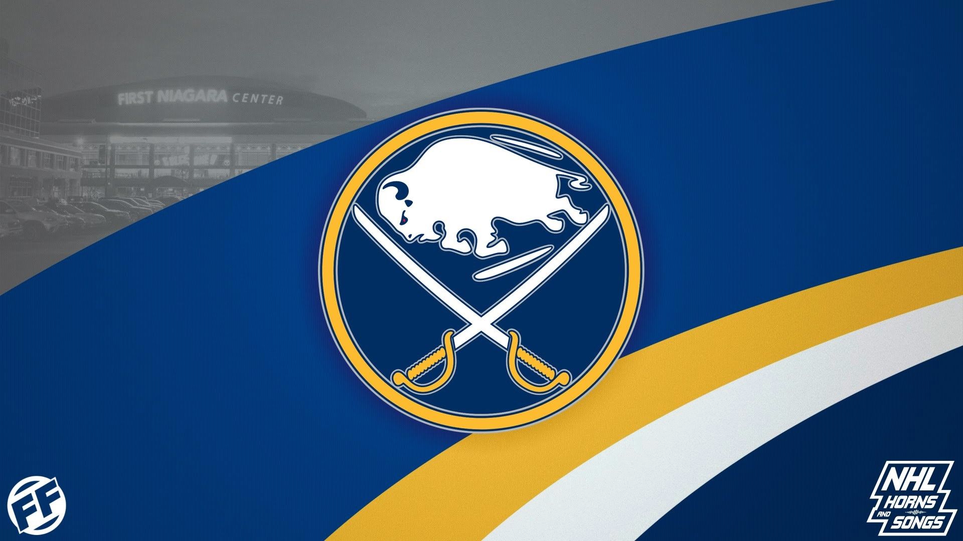 Logo Buffalo Sabres hockey, 1920x1080 1080p, PC Desktop