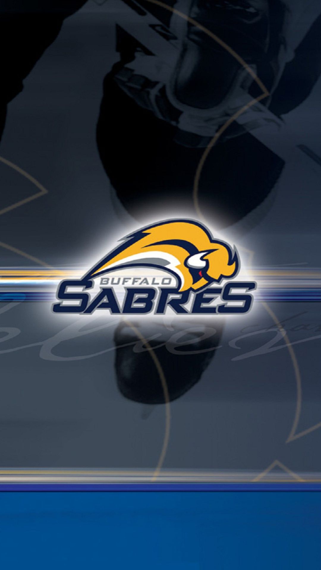 Logo Buffalo Sabres hockey, 1080x1920 Verticale, iPhone Pro