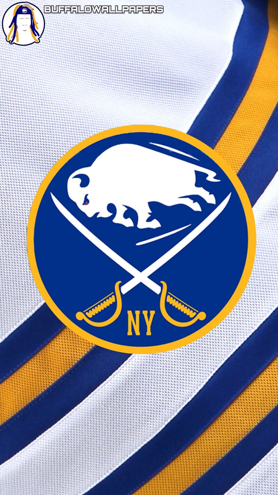 Logo Buffalo Sabres su maglia, 1152x2048 Full HD Verticale, iPhone Pro Max