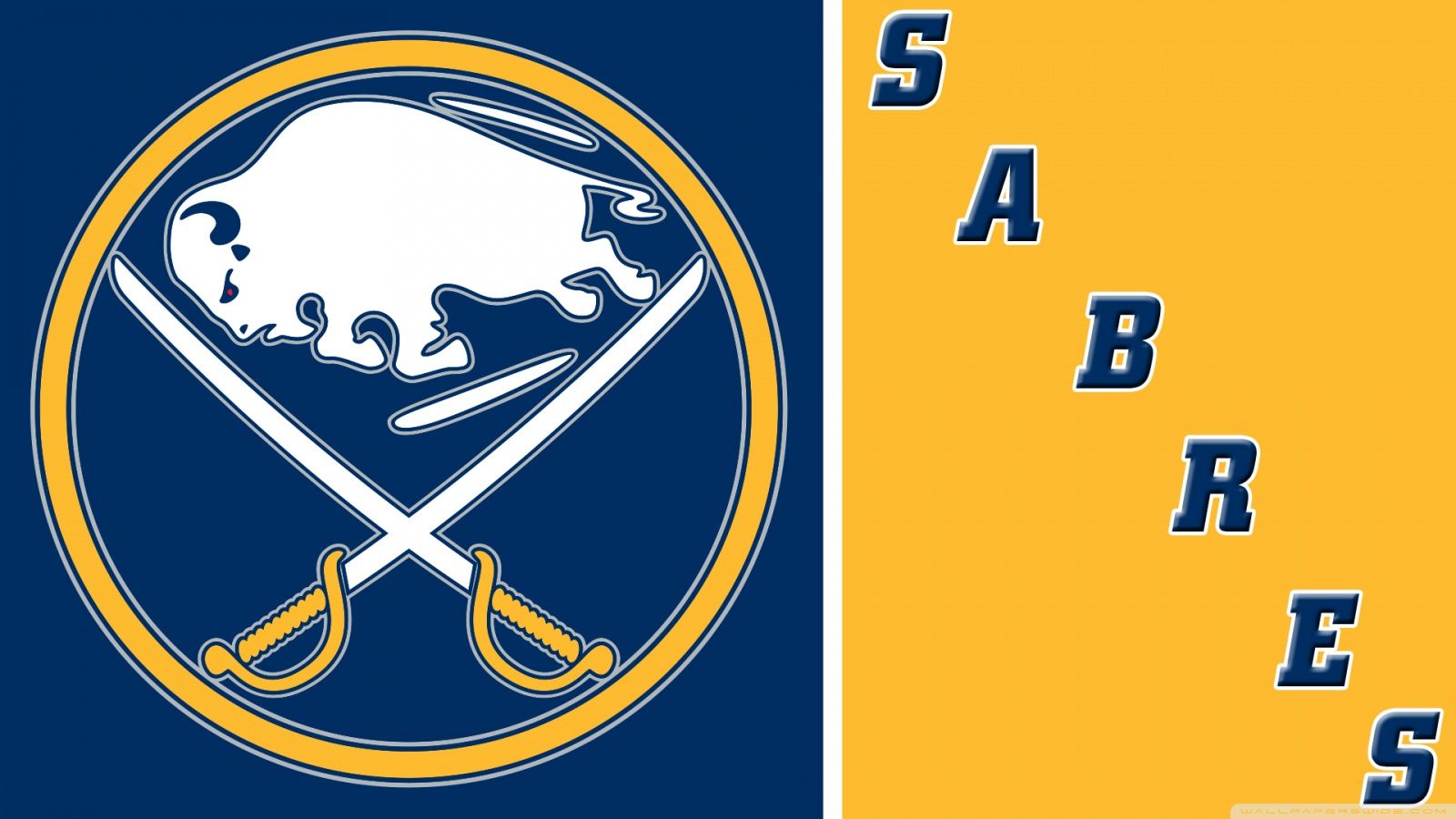 Logo Buffalo Sabres bufalo, 1600x900 900p, PC