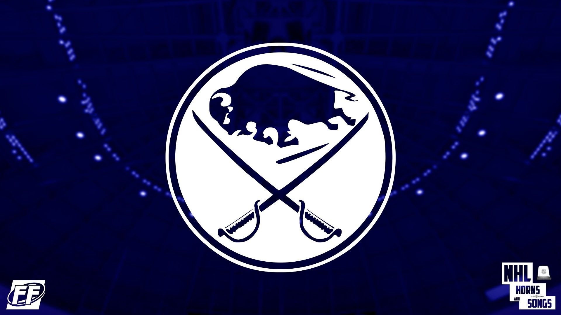Logo Buffalo Sabres bufalo blu, 1920x1080 1080p, PC Desktop
