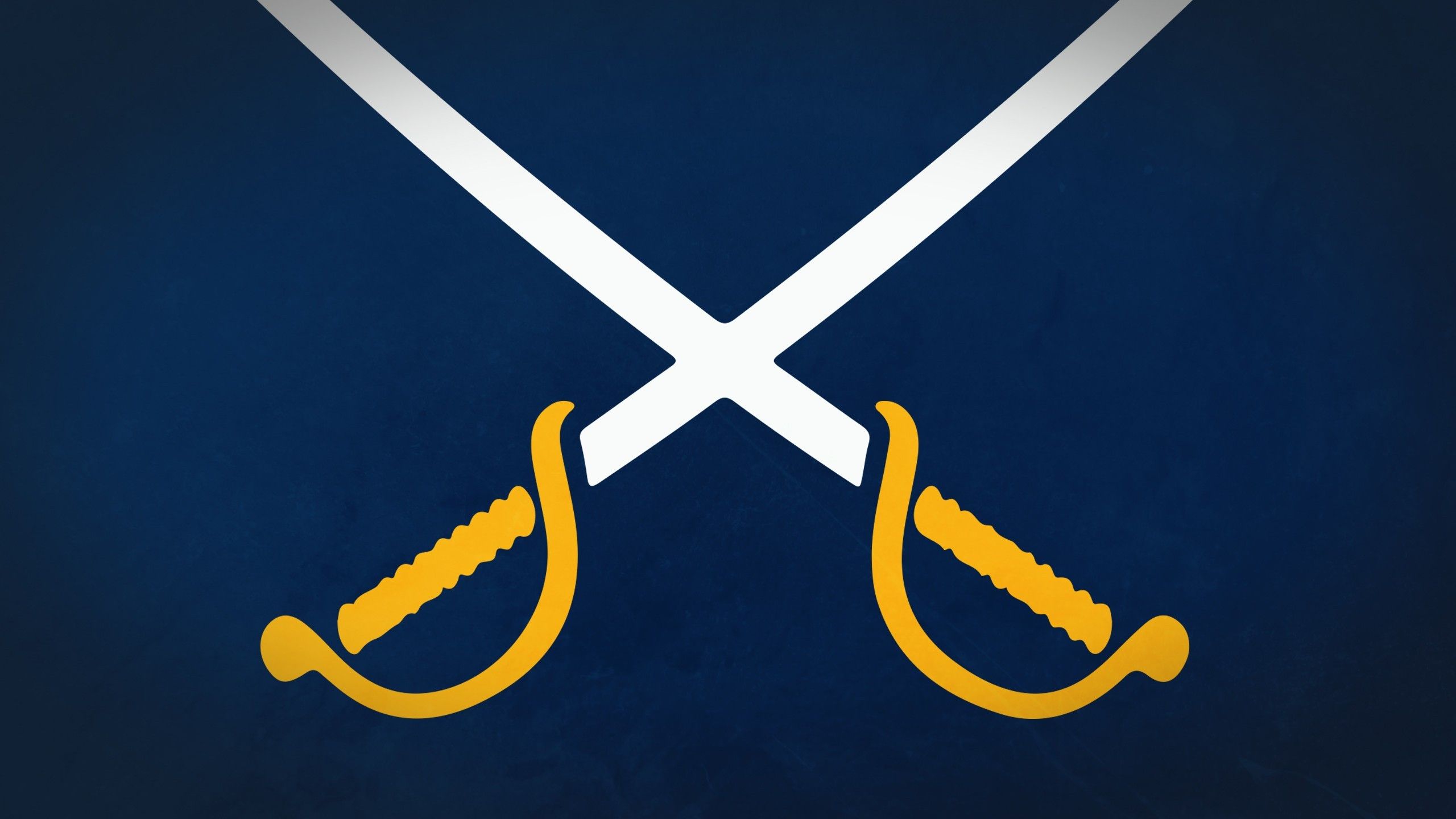 Sciabole incrociate logo Sabres, 2560x1440 2K QHD, PC