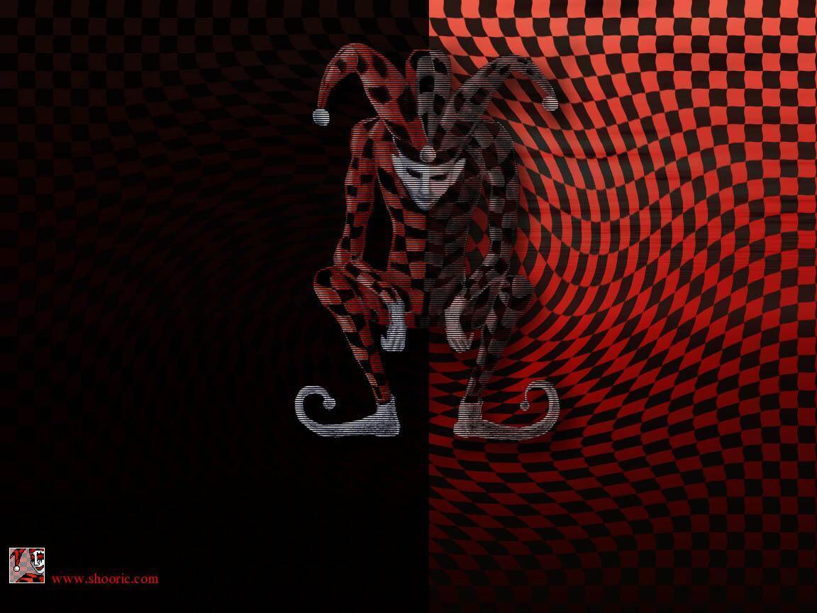 Joker viso truccato oscurità, 1920x1080 Full HD 1080p, PC