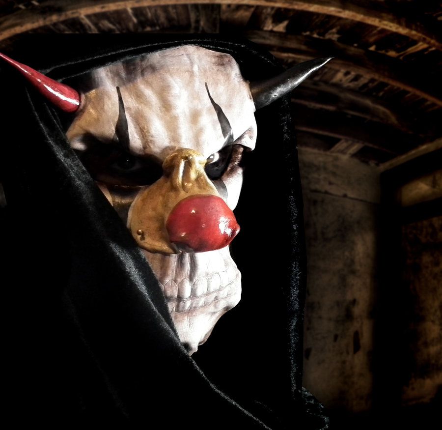 Clown malvagio spaventoso, 1024x768 HD, Desktop