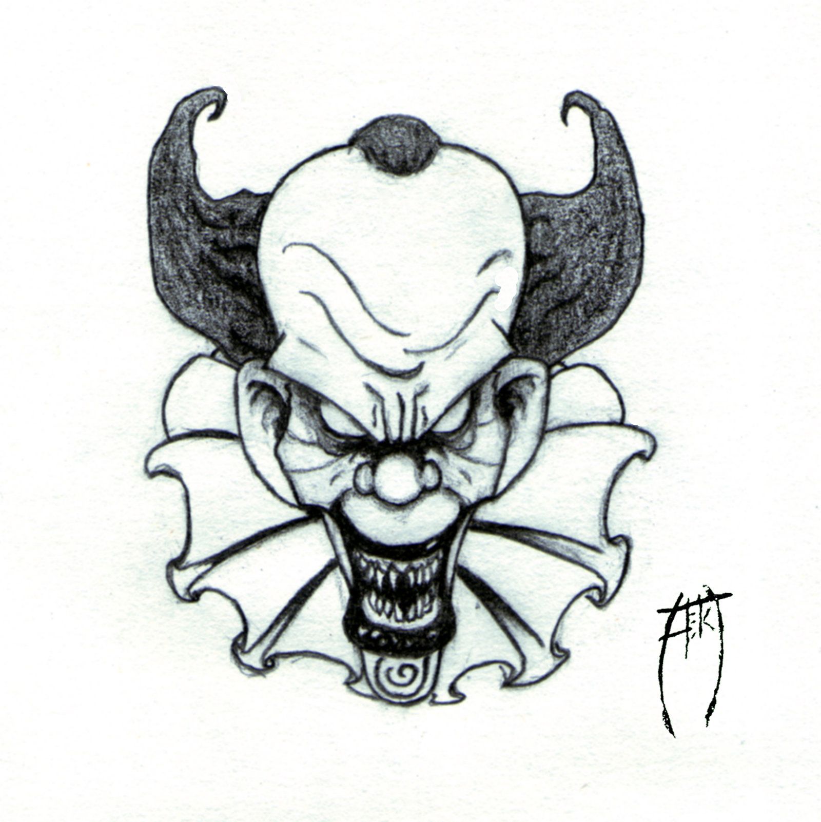 Disegno buffone malvagio con dadi, 870x917 Verticale, Mobile