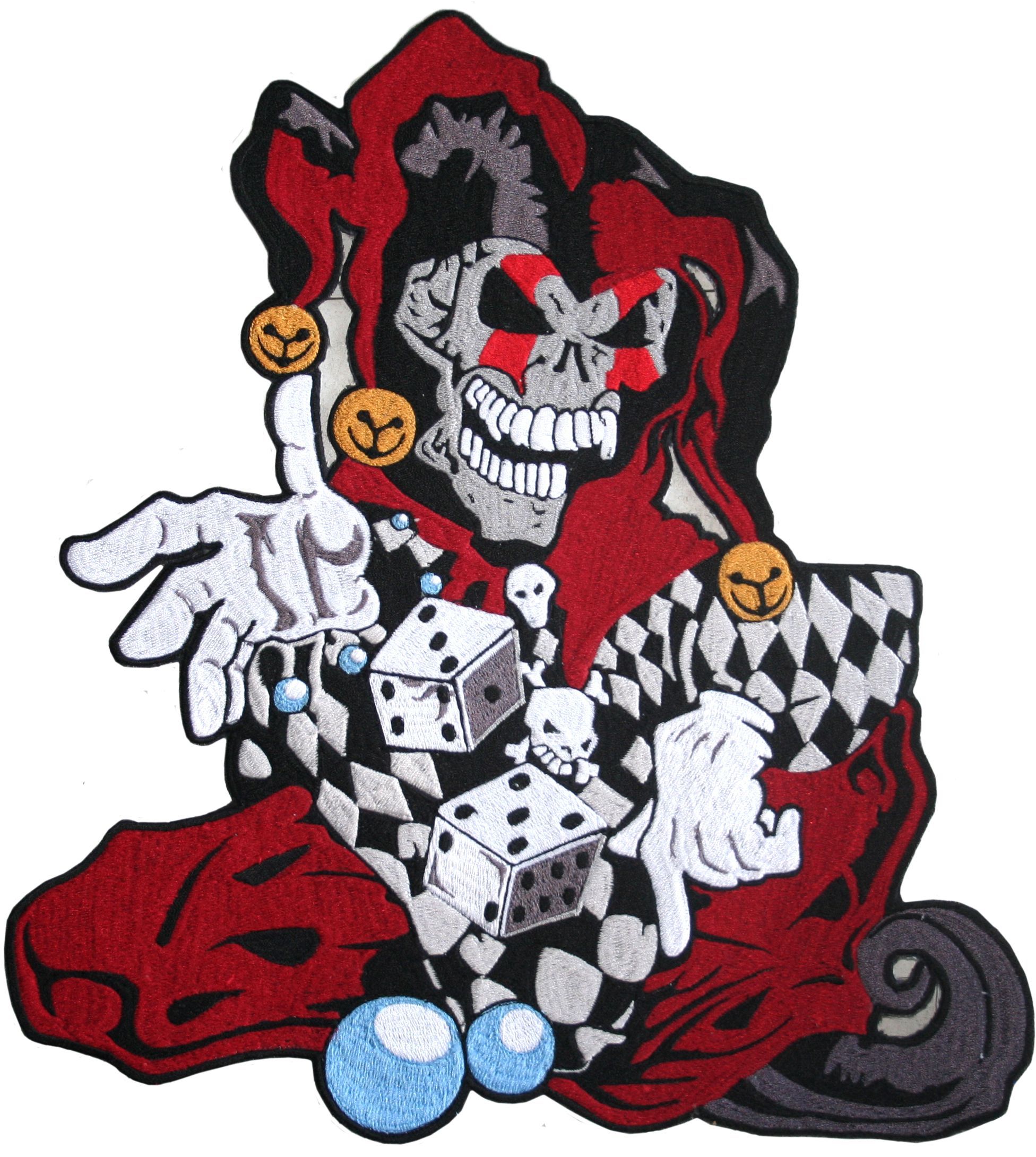 Volto clown malvagio sfondo nero, 2048x2048 2K, Desktop