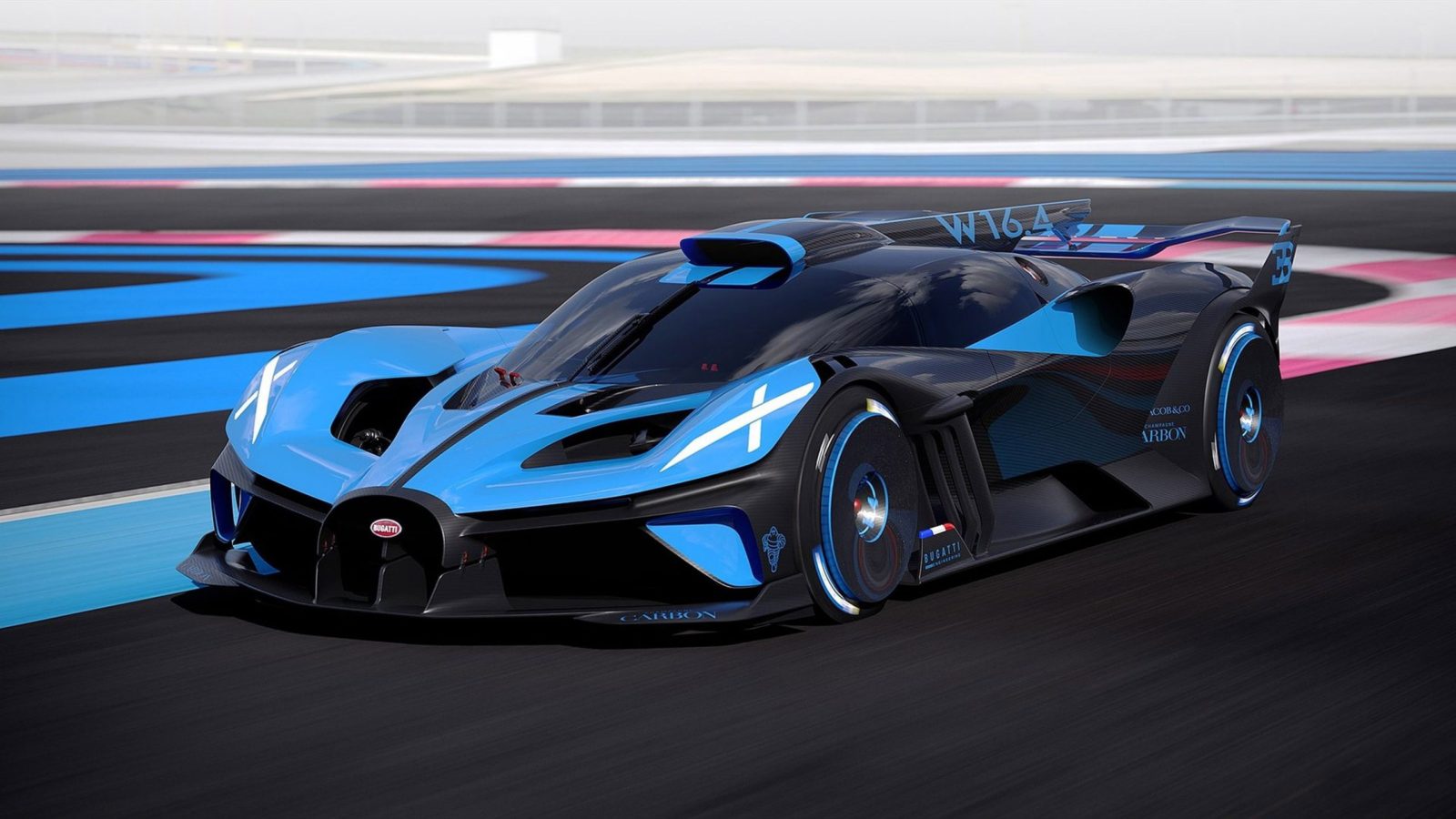 Bugatti Bolide Concept nera, 1600x900 HD Ready, Laptop