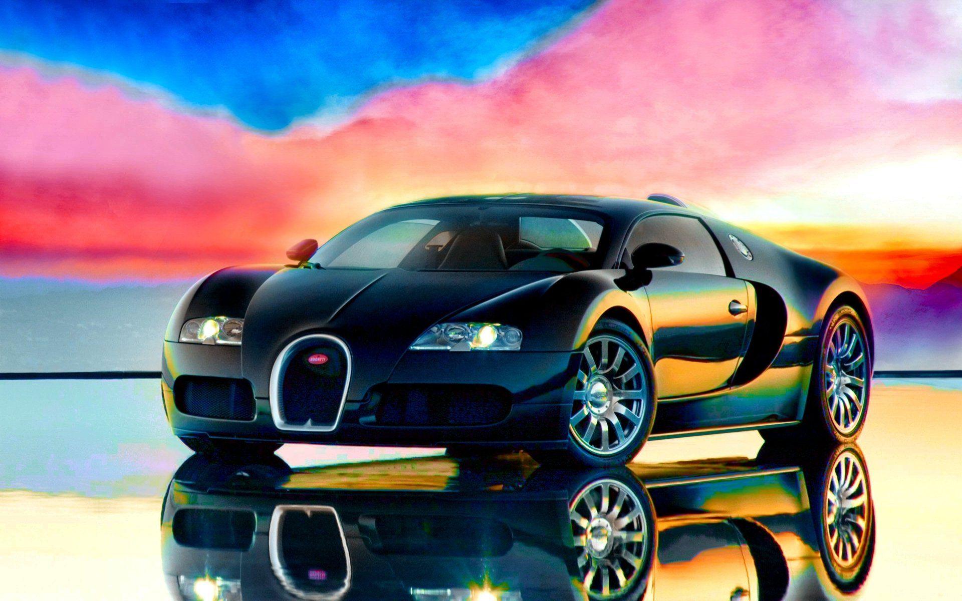 Bugatti Veyron nero, 1920x1200 Full HD+, PC