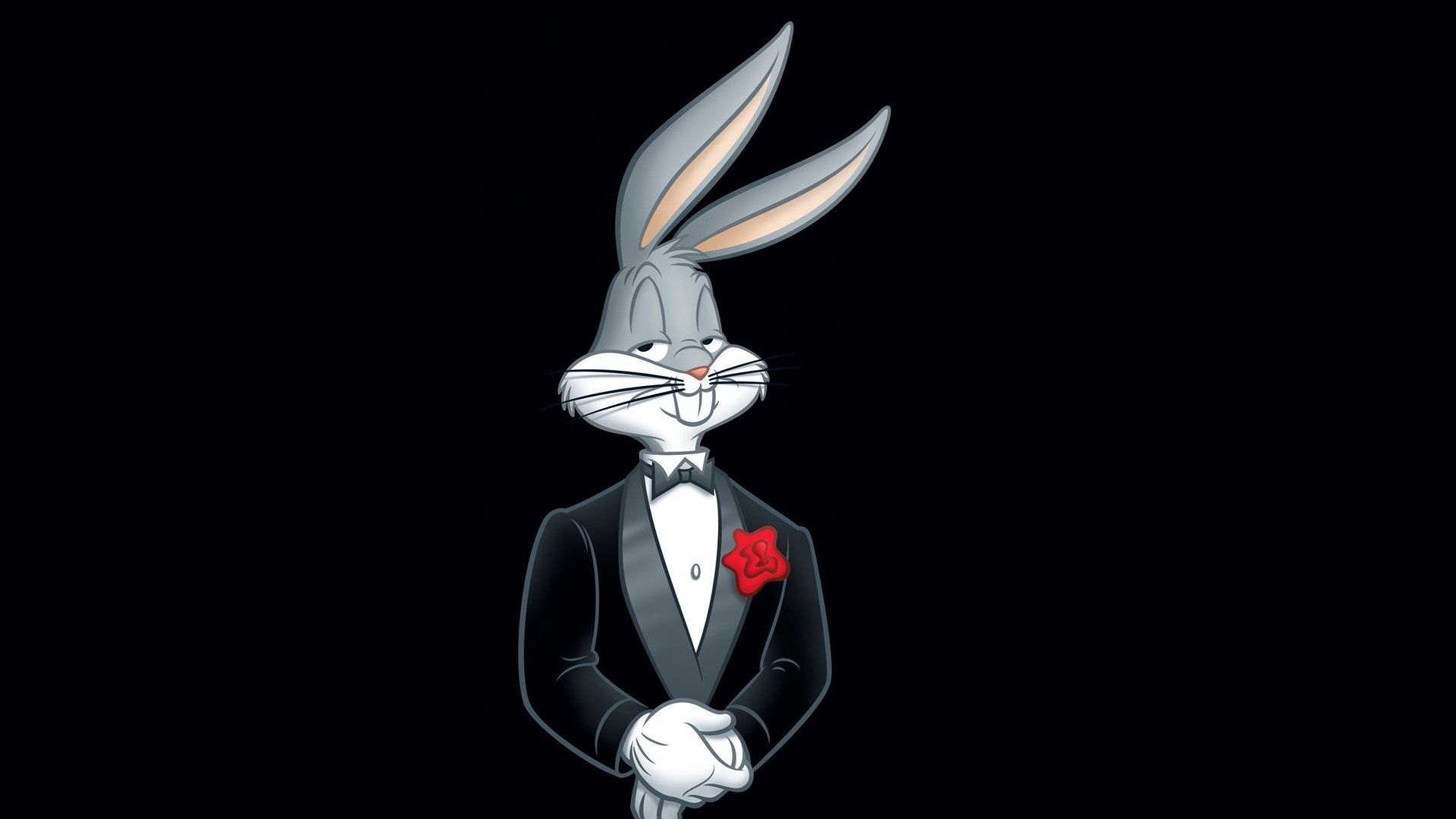 Bugs Bunny in smoking nero, 1920x1080 Full HD, PC Desktop