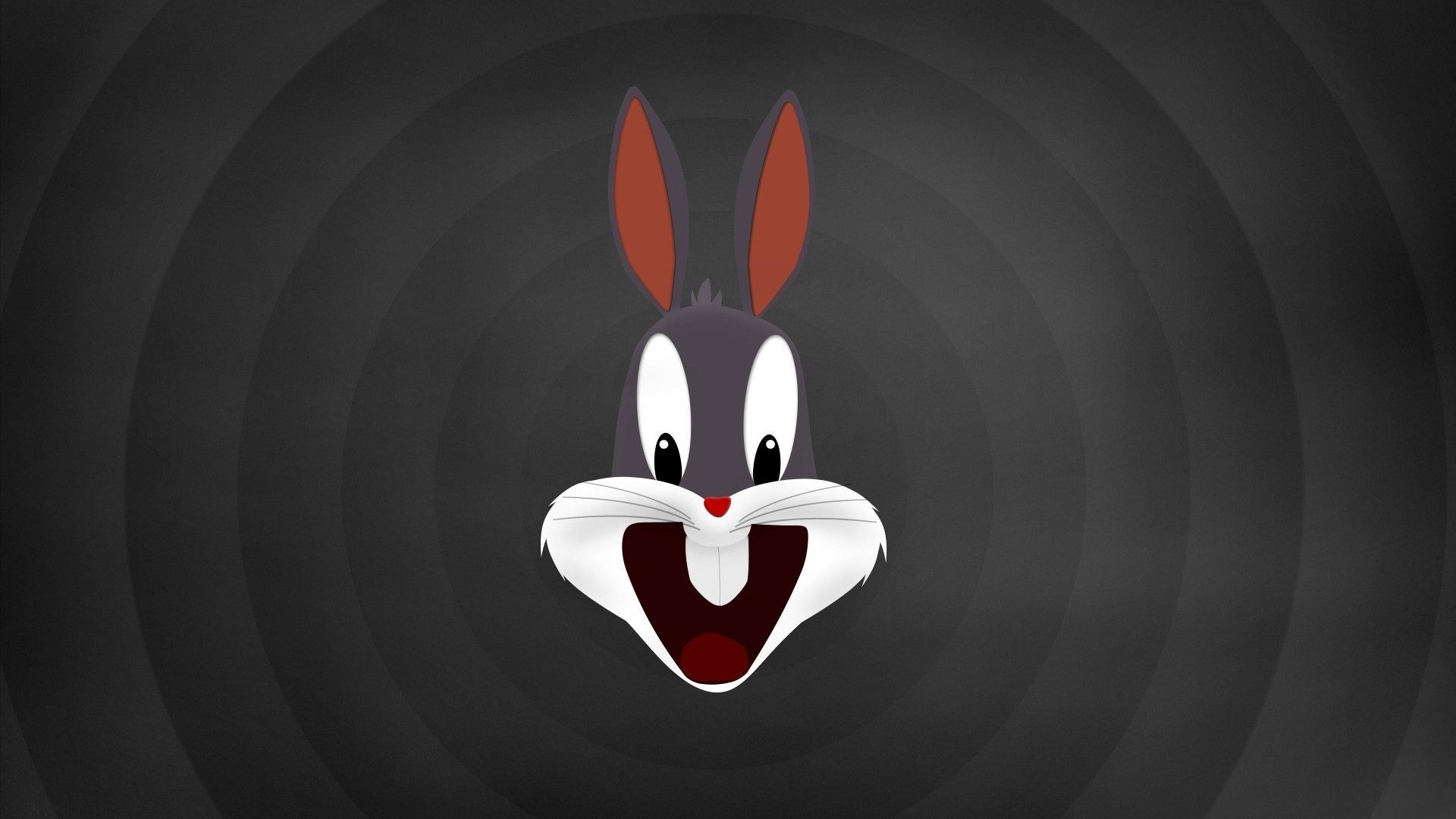 Bugs Bunny minimalista grigio, 1920x1080 Full HD, Laptop