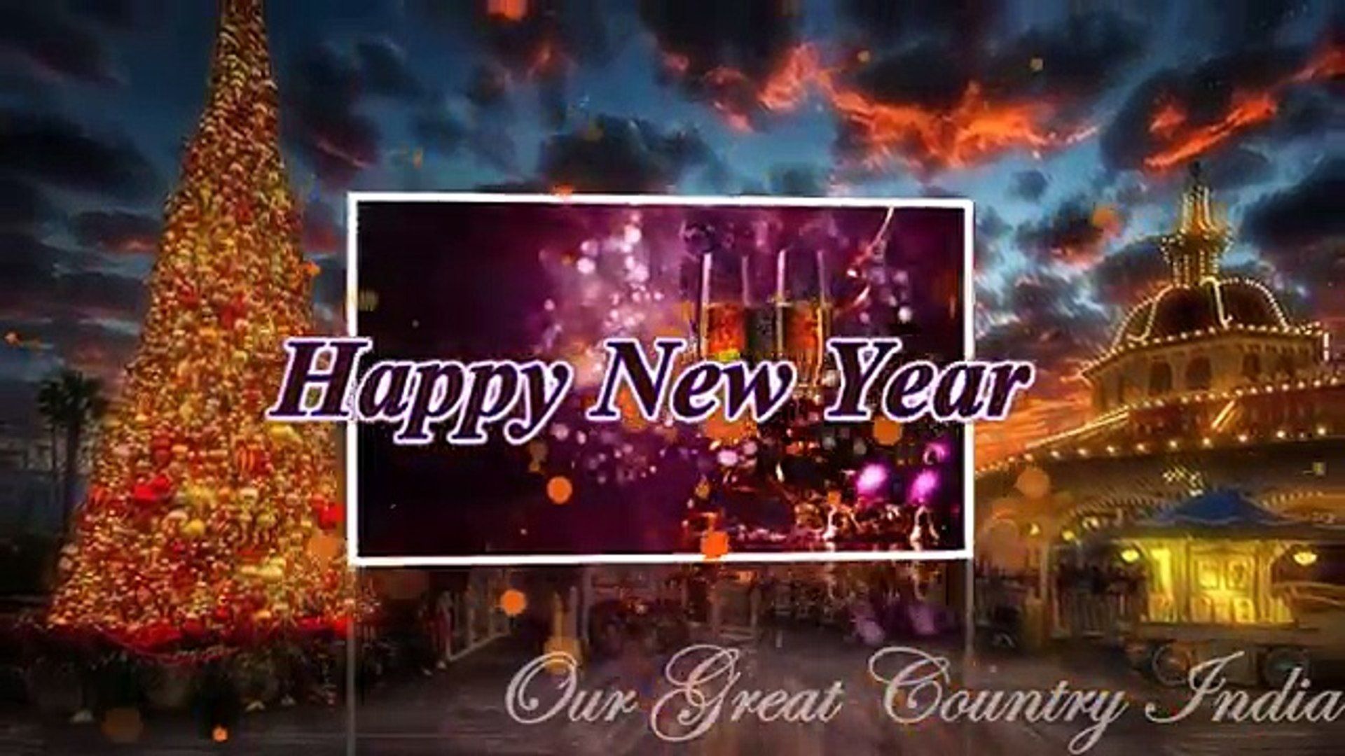 Fuochi artificio Buon Anno 2015, 1440x900 720p, PC