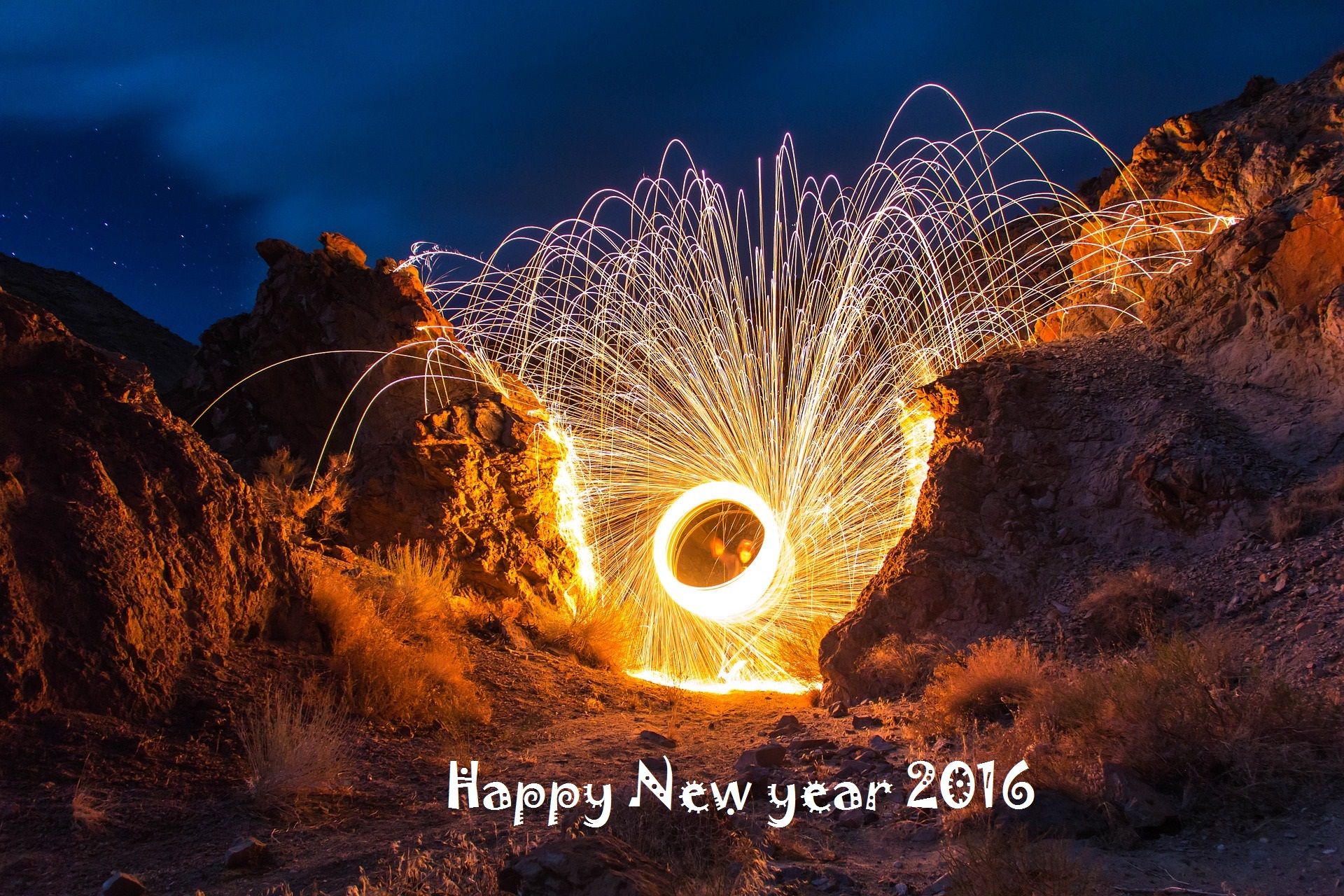 Fuochi artificiali steel wool tra rocce, 1920x1280 Full HD+ WUXGA, Laptop