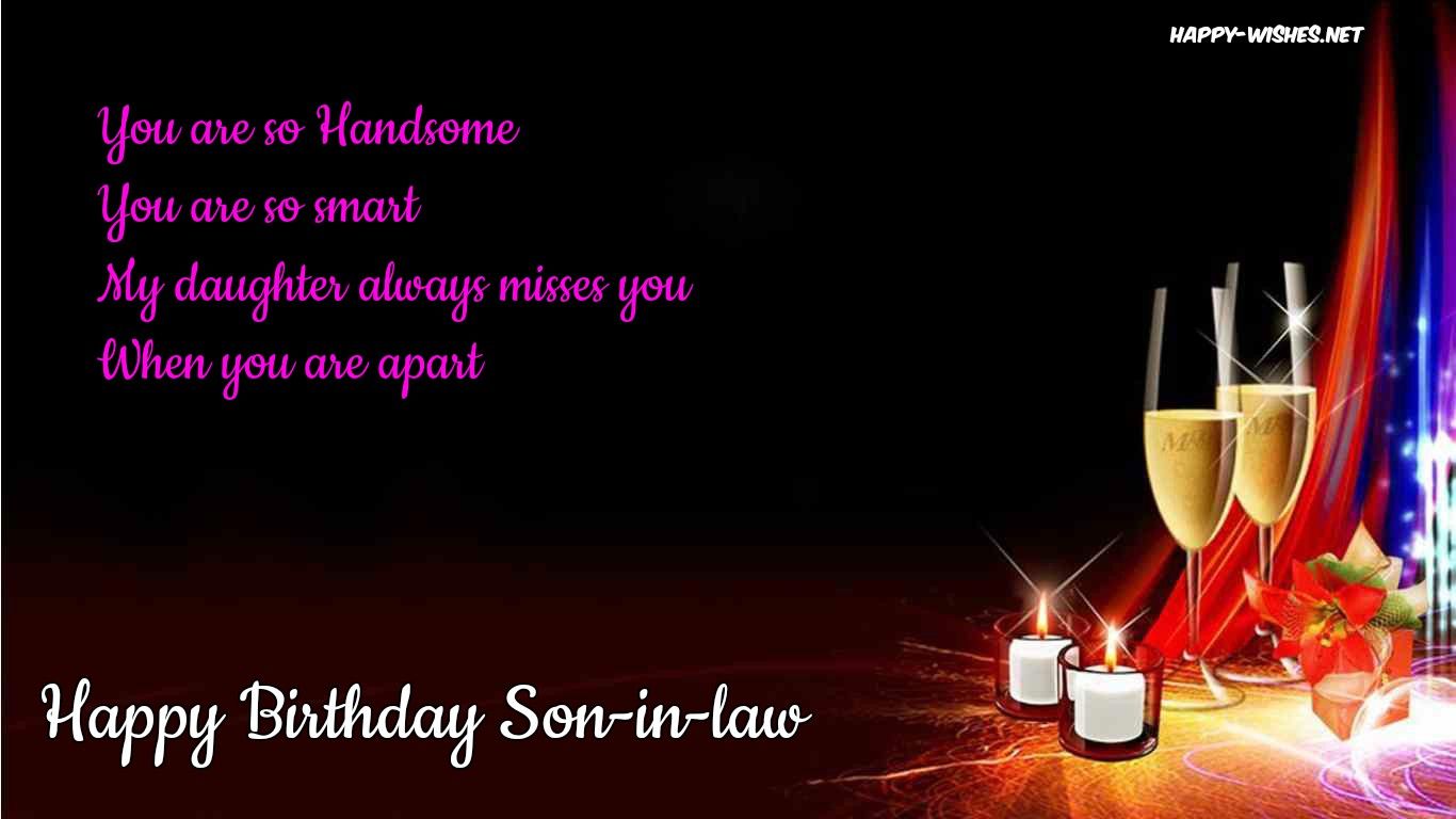 Buon compleanno genero, candele e champagne, 1366x768 720p, PC