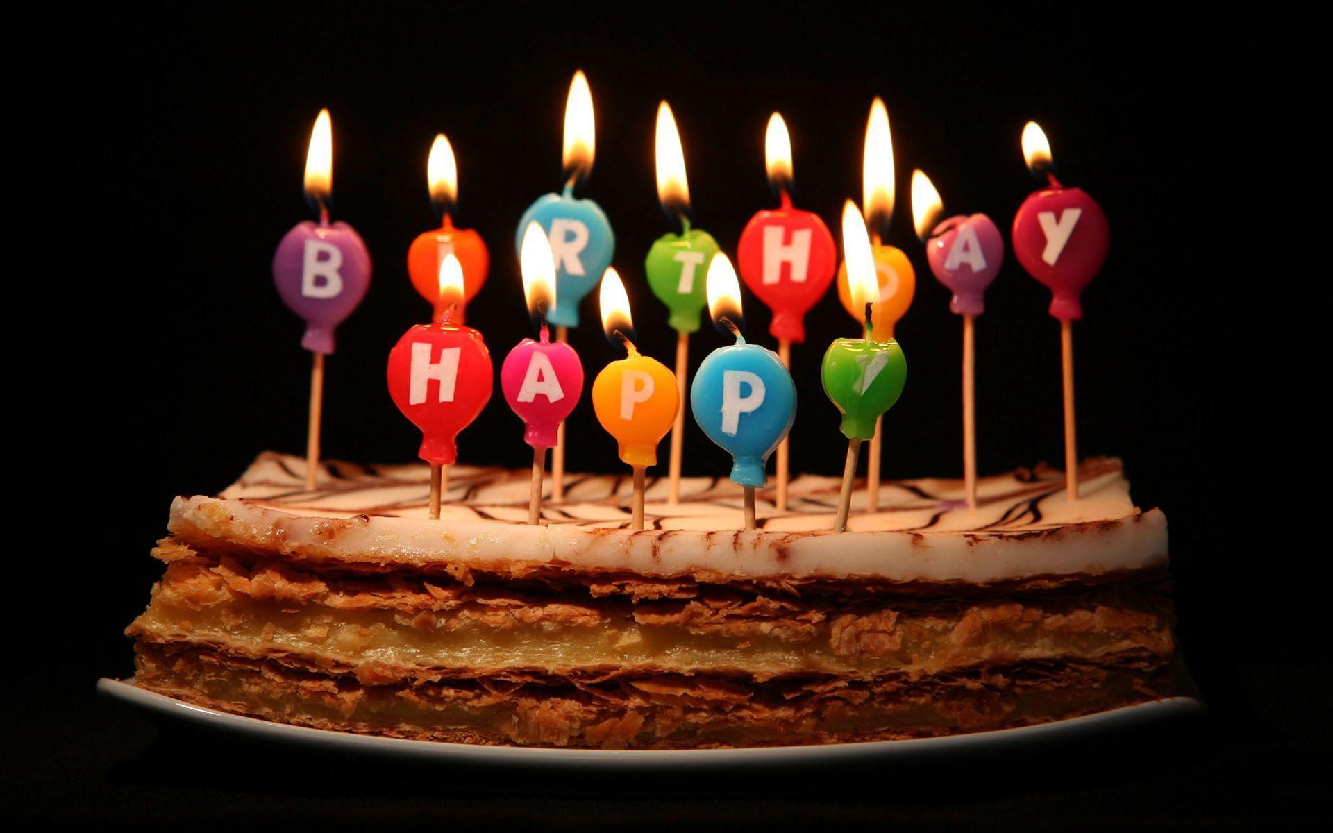 Torta compleanno candeline colorate, 1920x1200 Full HD+ WUXGA, PC