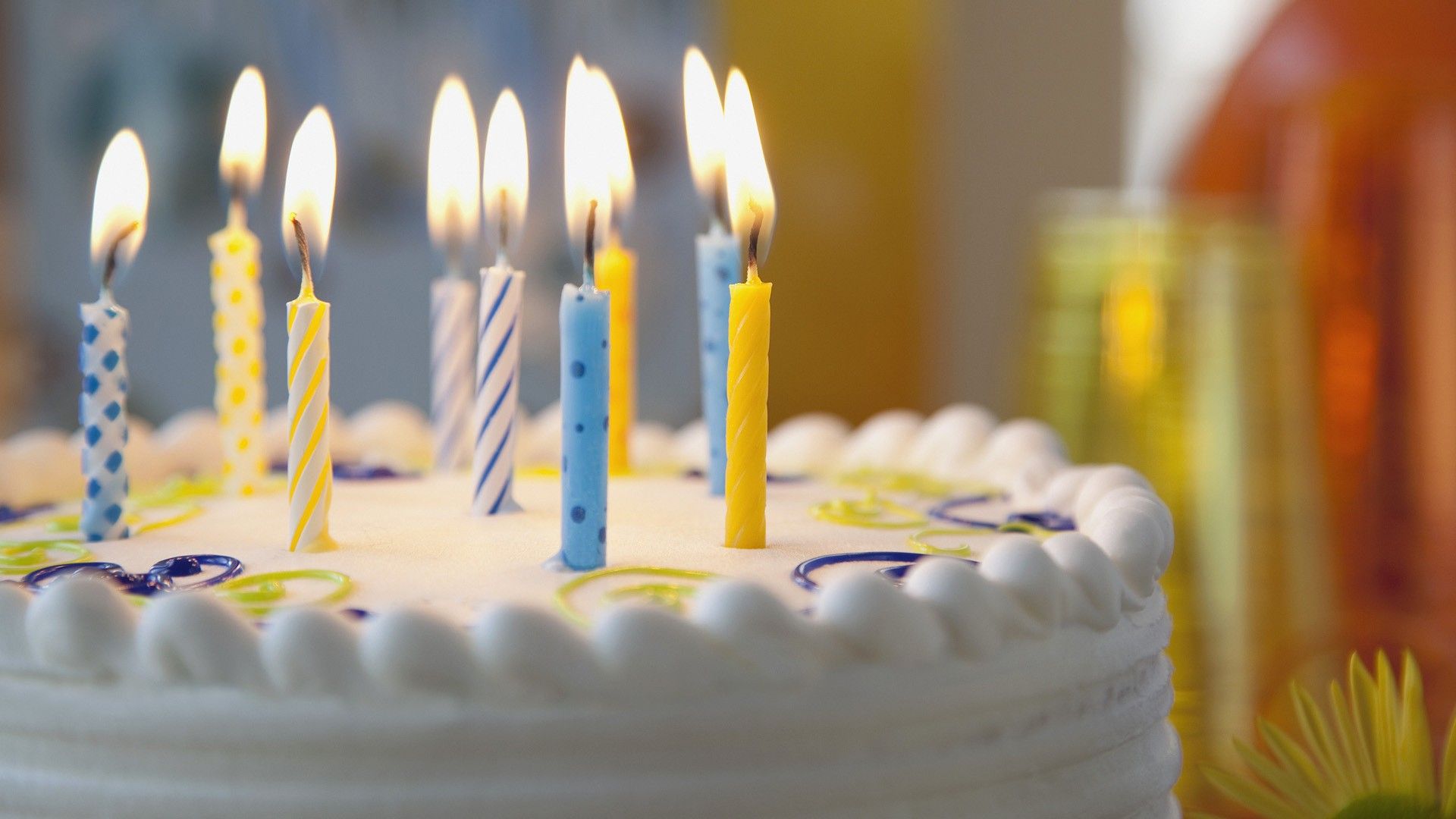 Torta di compleanno con candeline, 1920x1080 1080p, Desktop
