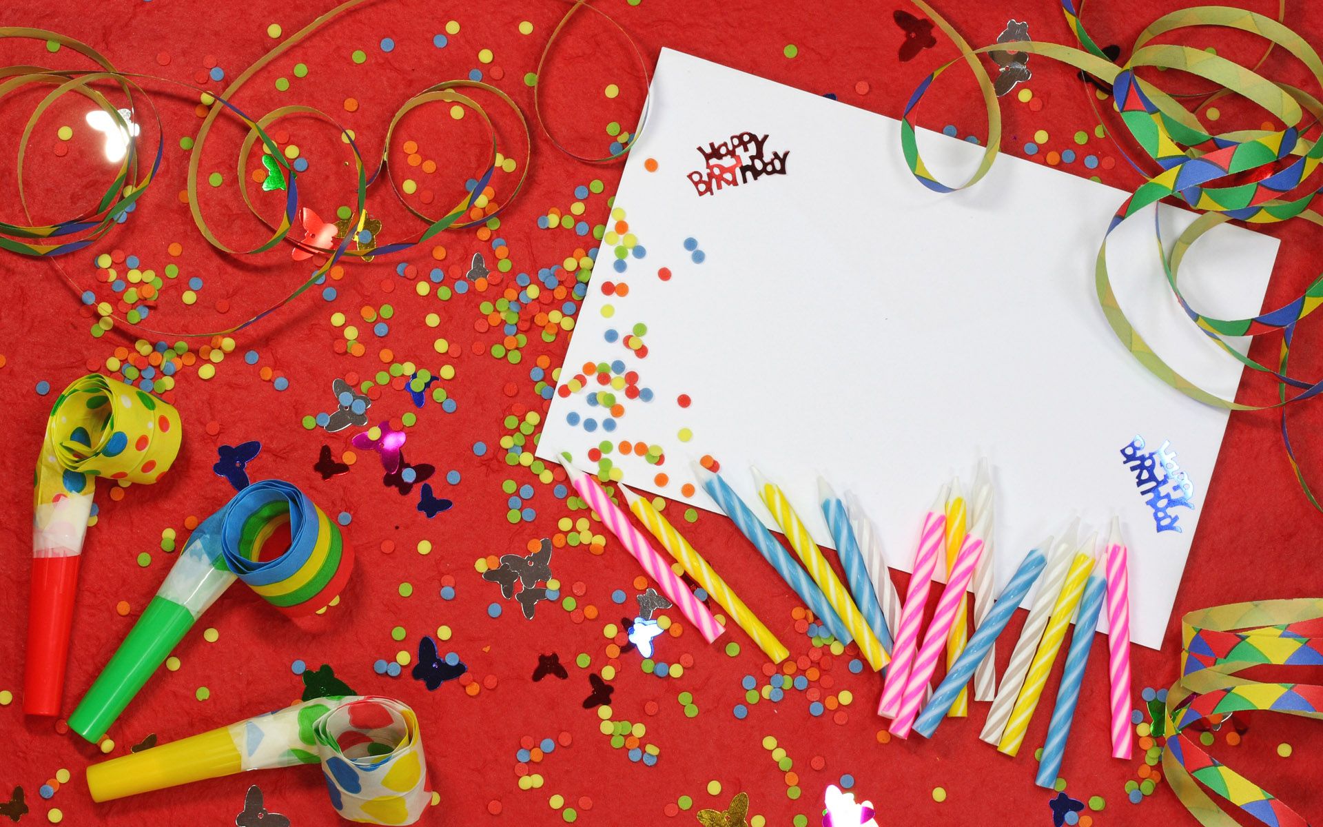Candeline colorate e coriandoli compleanno, 1920x1200 Full HD+ WUXGA, Monitor Gaming