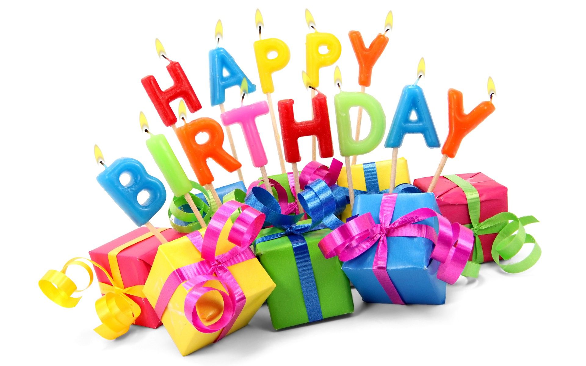 Candeline Happy Birthday e regali, 1920x1200 WUXGA, PC Desktop