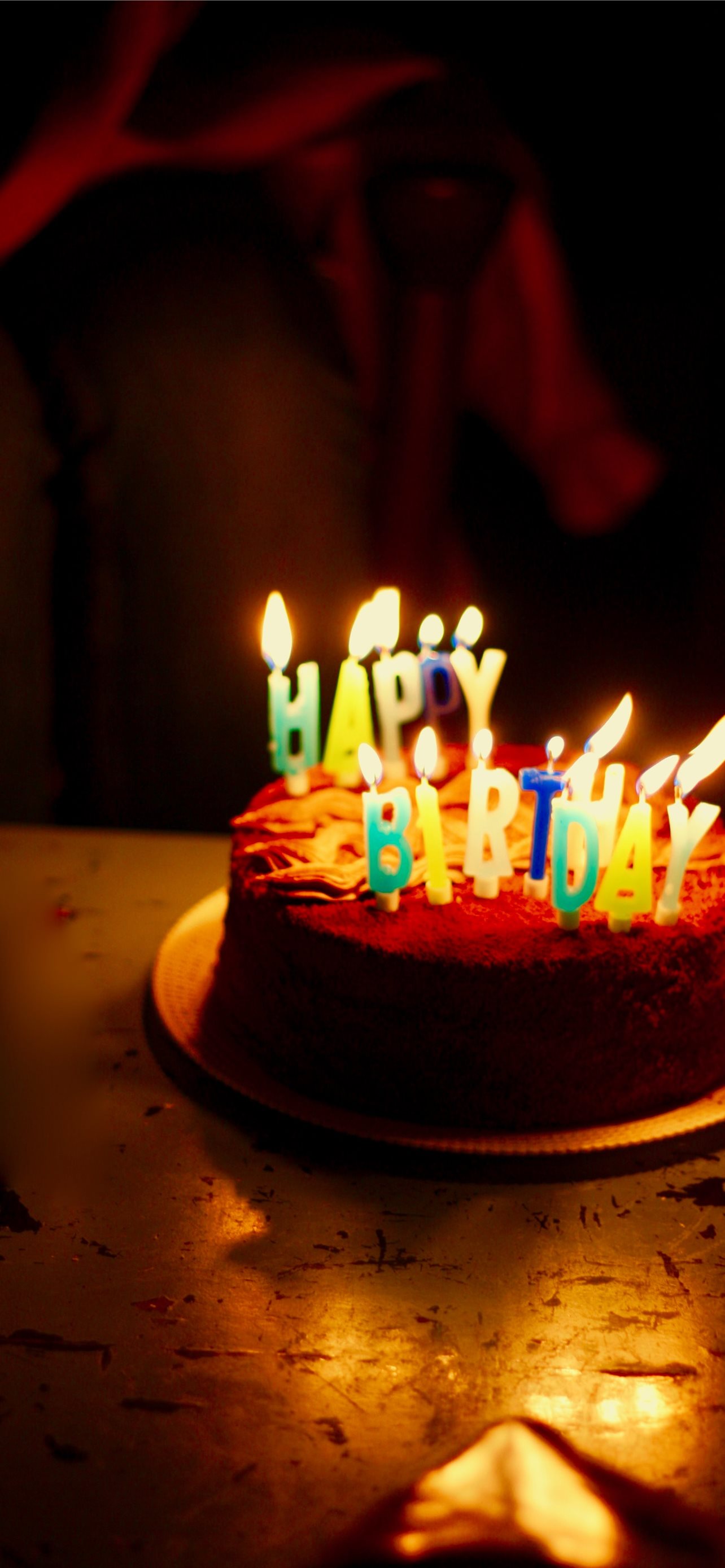 Torta compleanno con candeline, 1284x2778 Full HD Verticale, Smartphone