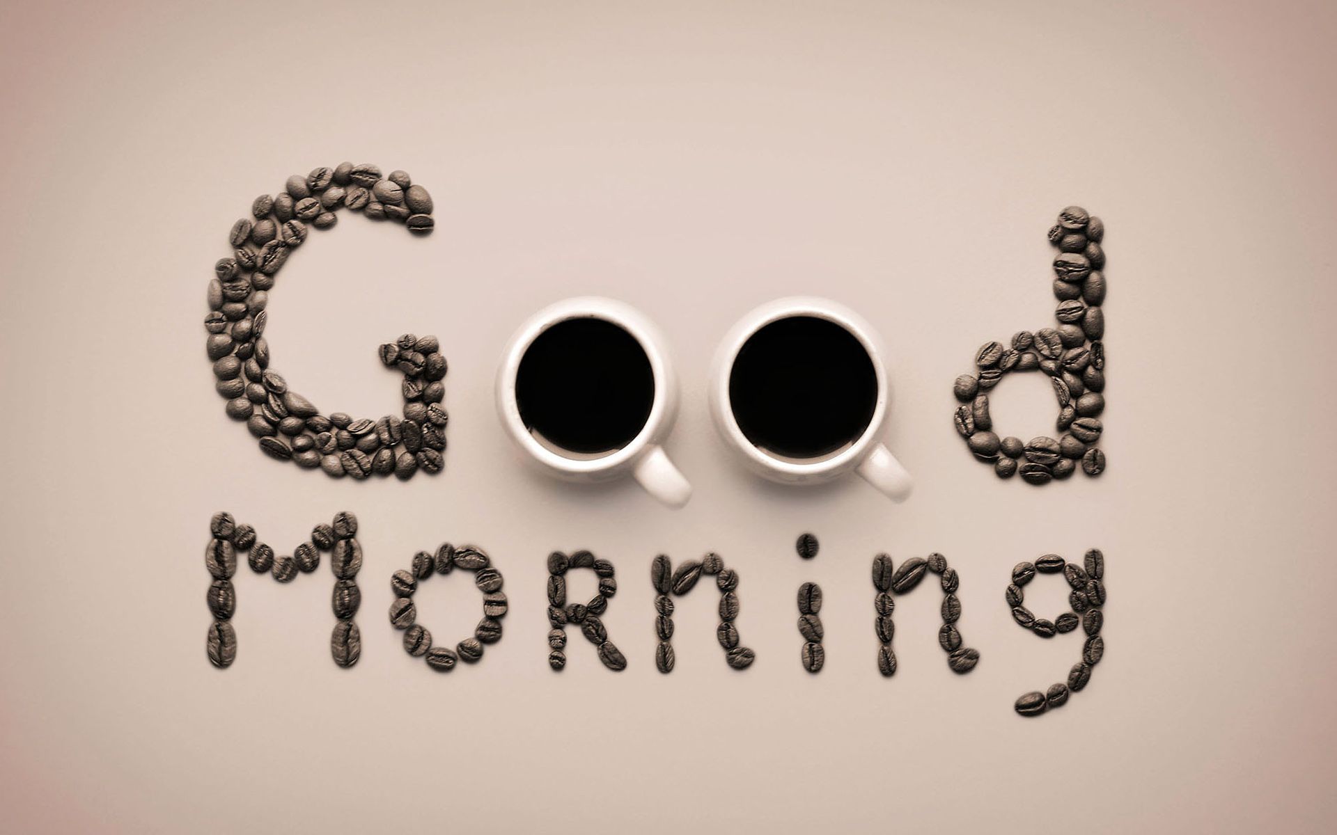 Good Morning chicchi caffè tazzine, 1920x1200 Full HD+, iMac
