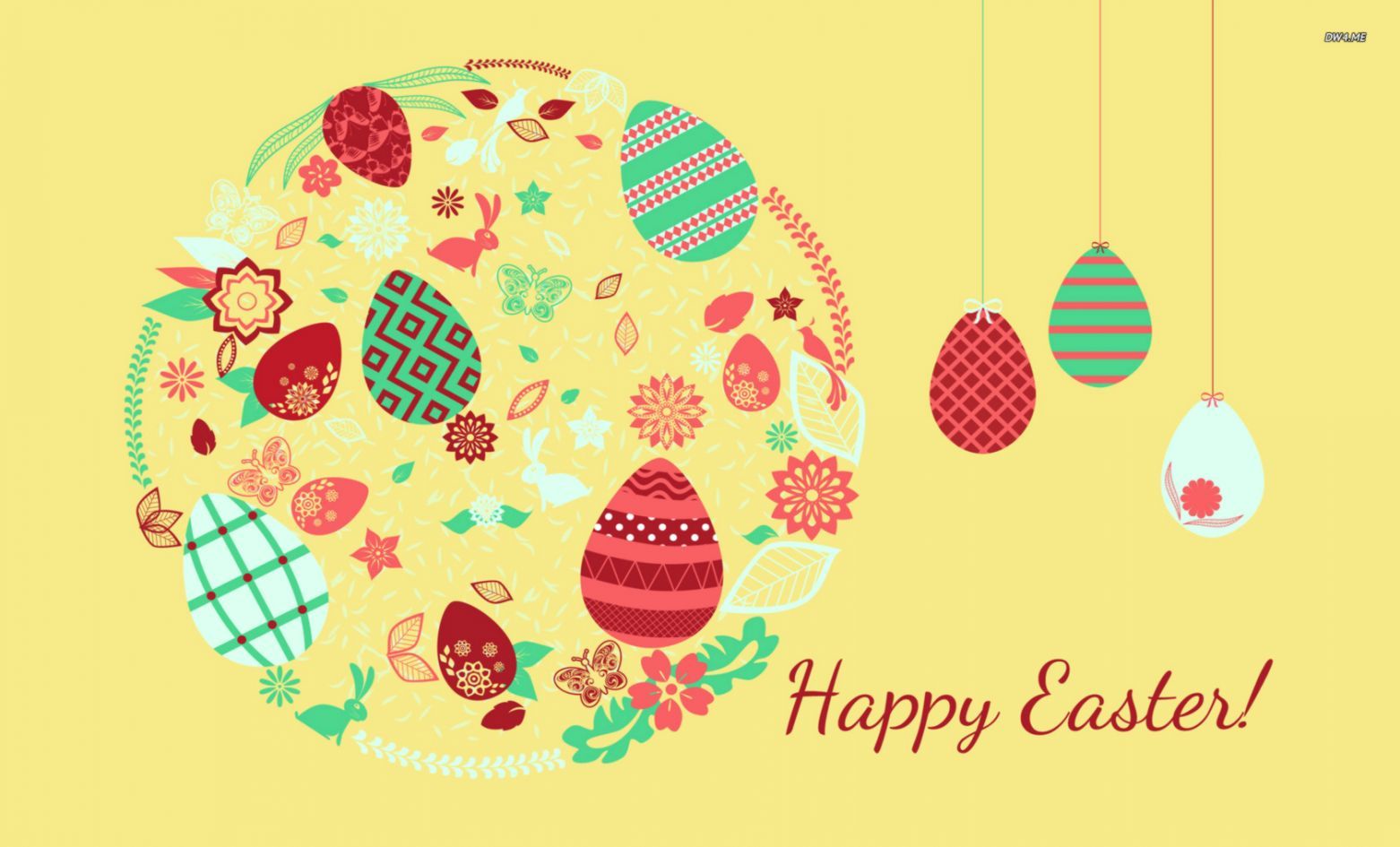 Uova di Pasqua decorate colorate, 1562x945 HD, Desktop
