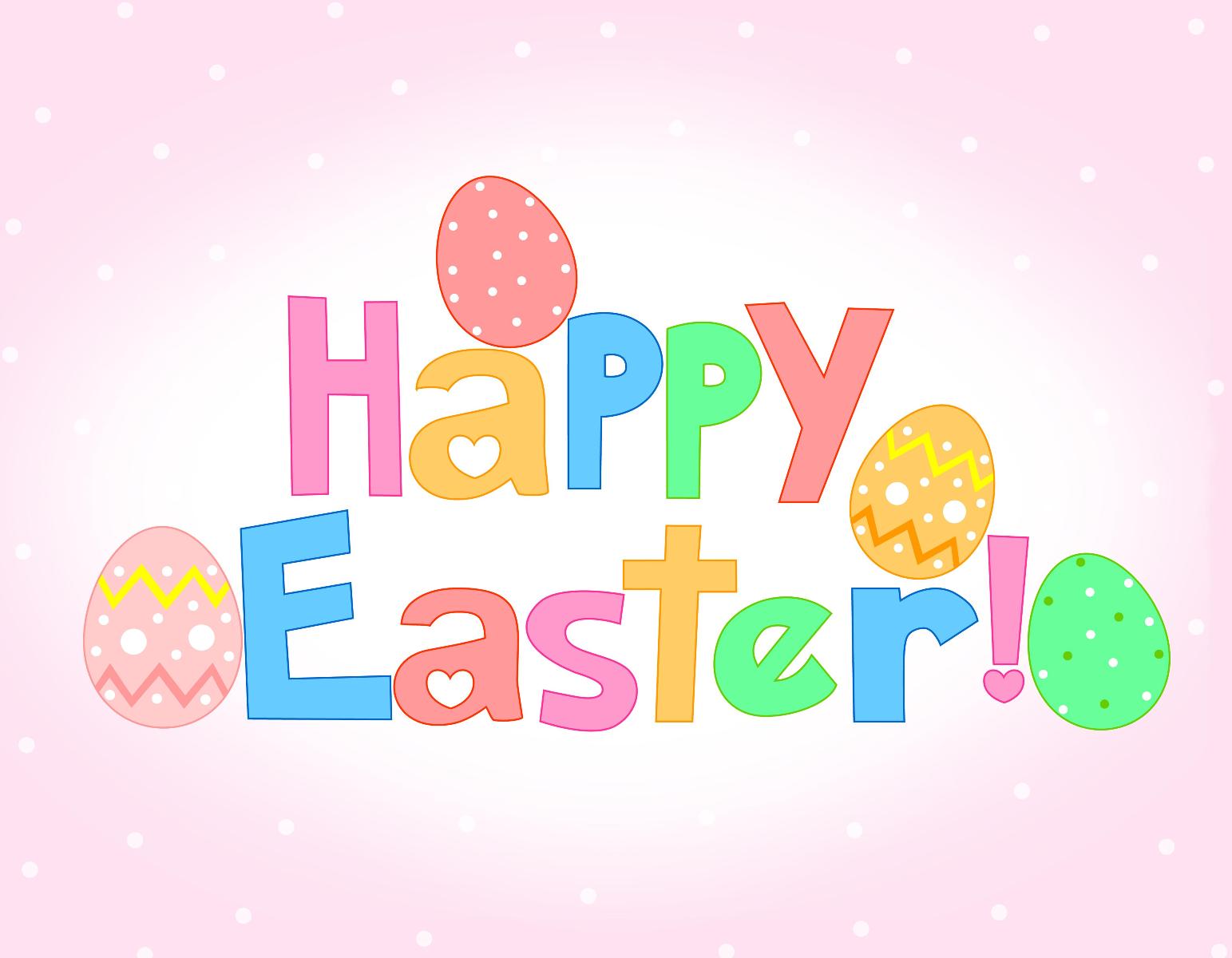 Scritta Happy Easter con uova, 1543x1200 HD, ROG Asus Laptop