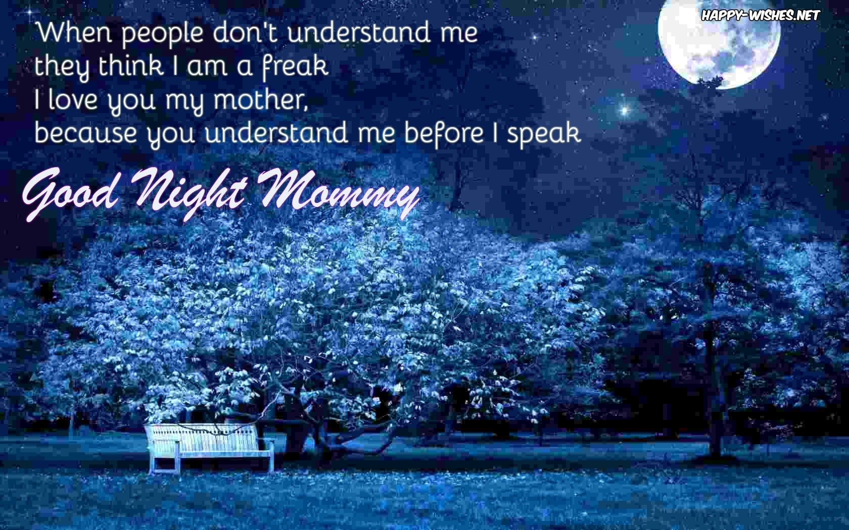 Buonanotte mamma, panchina notturna, 1680x1050 HD Ready, Desktop