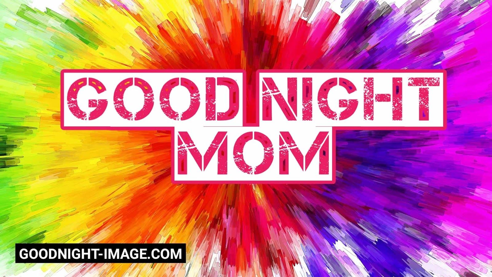 Testo Good Night Mom, strada notturna, 1280x960 720p, PC