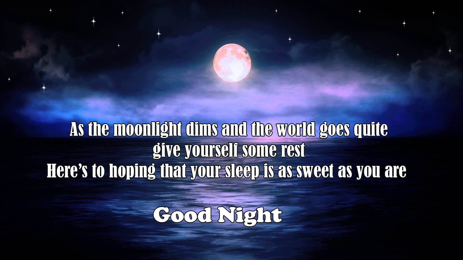Scritta Good Night con gemma verde, 1280x720 720p, iMac