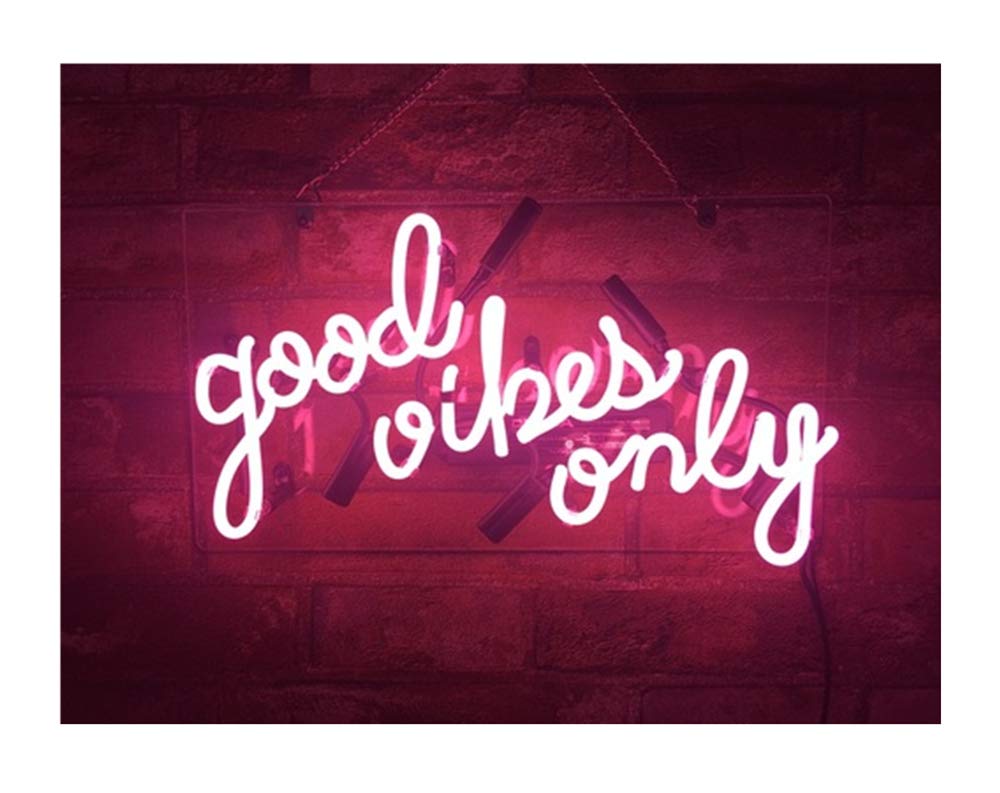 Insegna neon rosa Good Vibes, 1000x793 HD, iMac