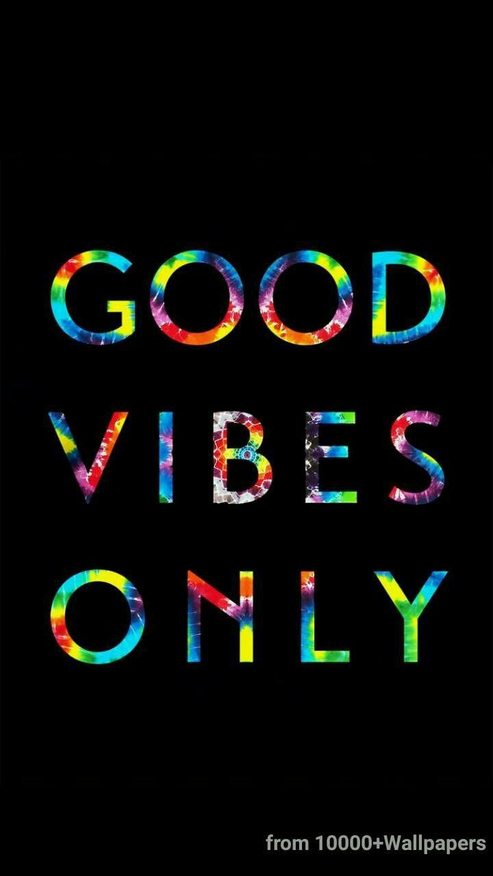 Scritta Good Vibes Only neon, 1022x1633 Verticale, POCO