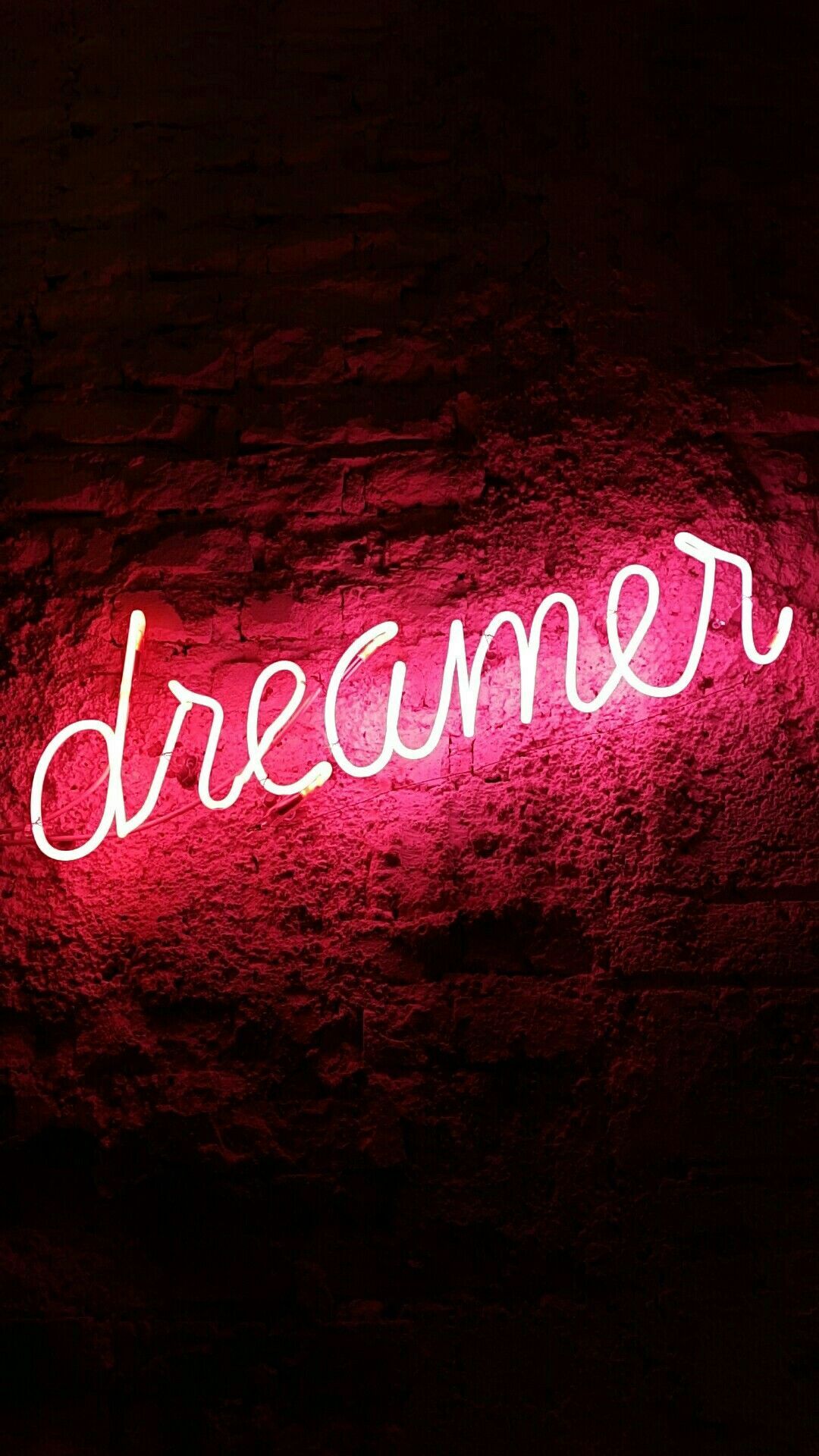 Insegna neon rosa Dreamer, 1080x1920 Verticale, Telefono