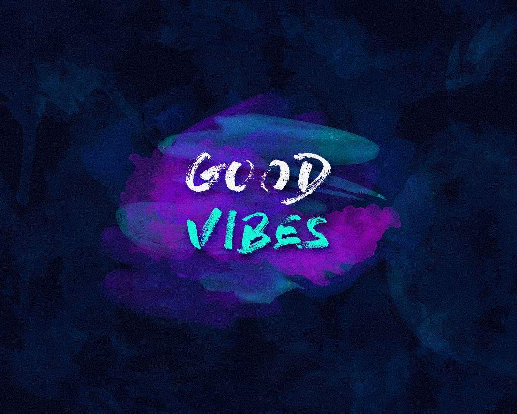 Good Vibes scritta viola blu, 1024x819 HD, Desktop