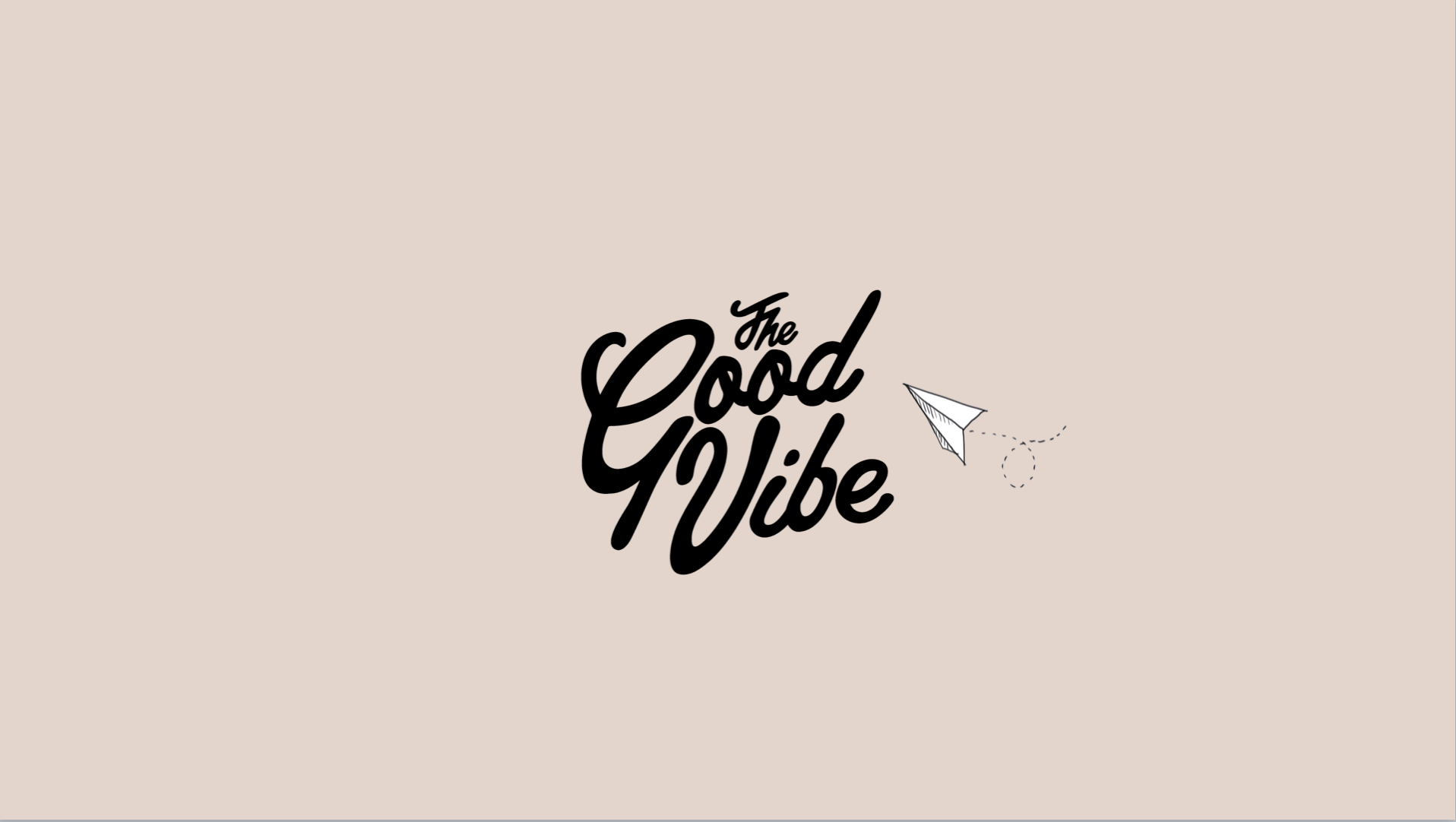 Logo The Good Vibe, aereo carta, 1916x1082 HD, PC
