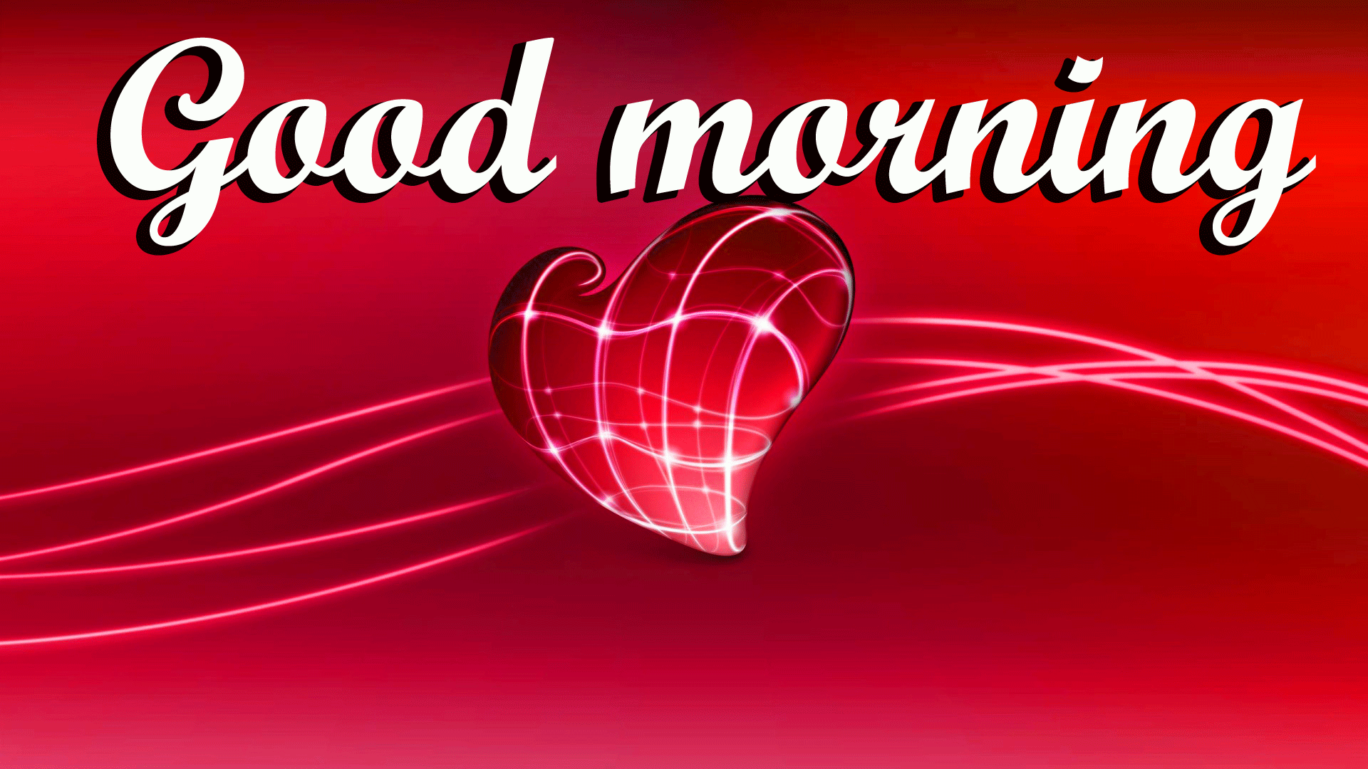 Cuore rosso Good Morning, 1920x1080 1080p, Desktop