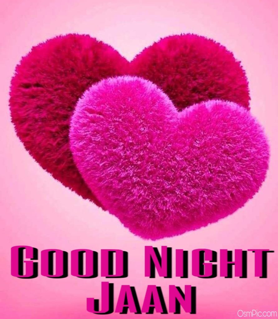 Cuori pelosi rosa Good Night, 892x1024 Verticale, Mobile