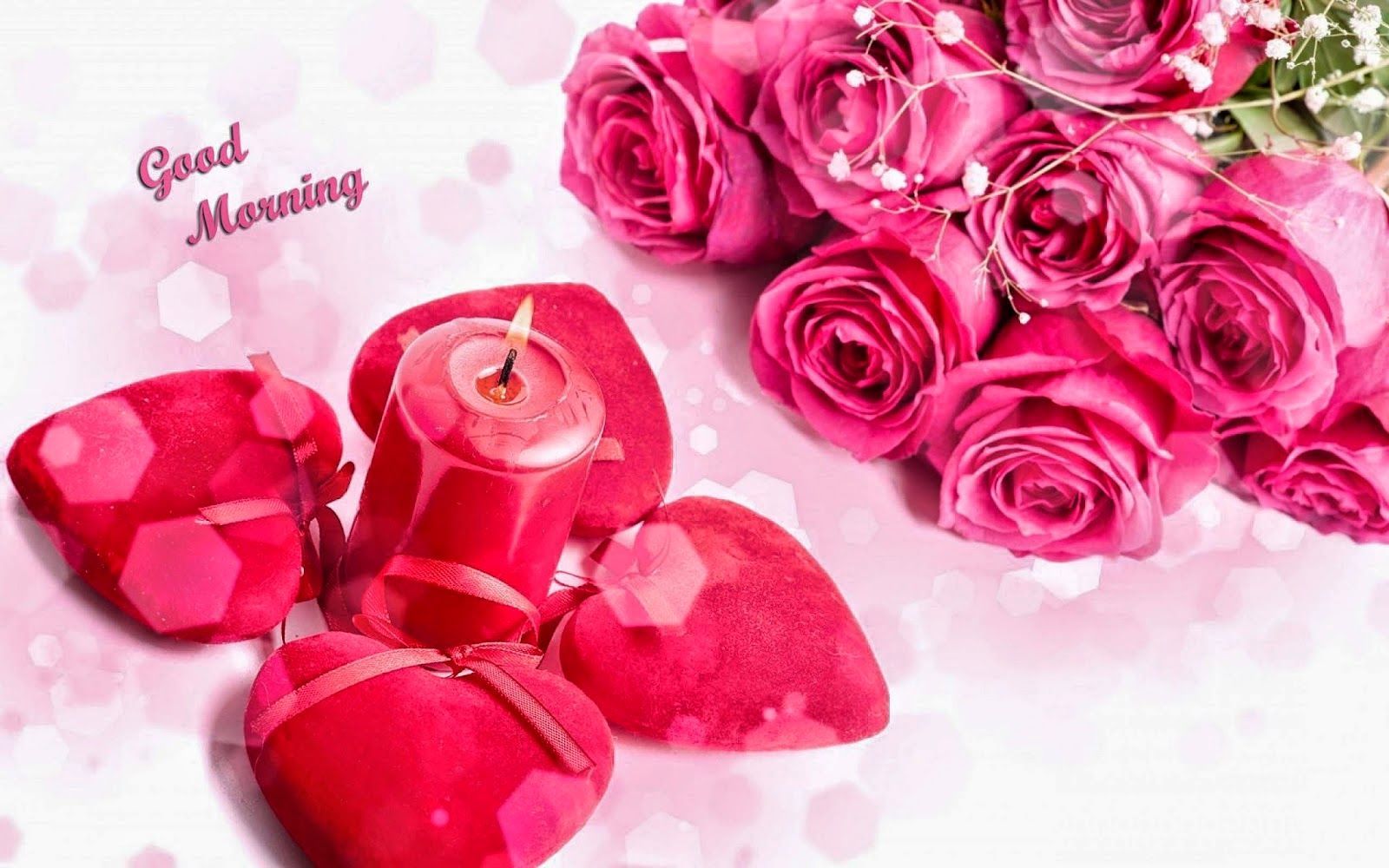 Cuori rossi e rose rosa, 1600x1000 HD Ready, Desktop