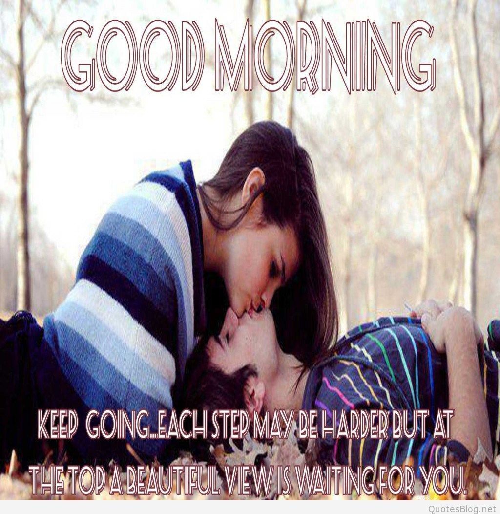 Coppia che si bacia buongiorno, 1024x1052 Full HD Verticale, Smartphone