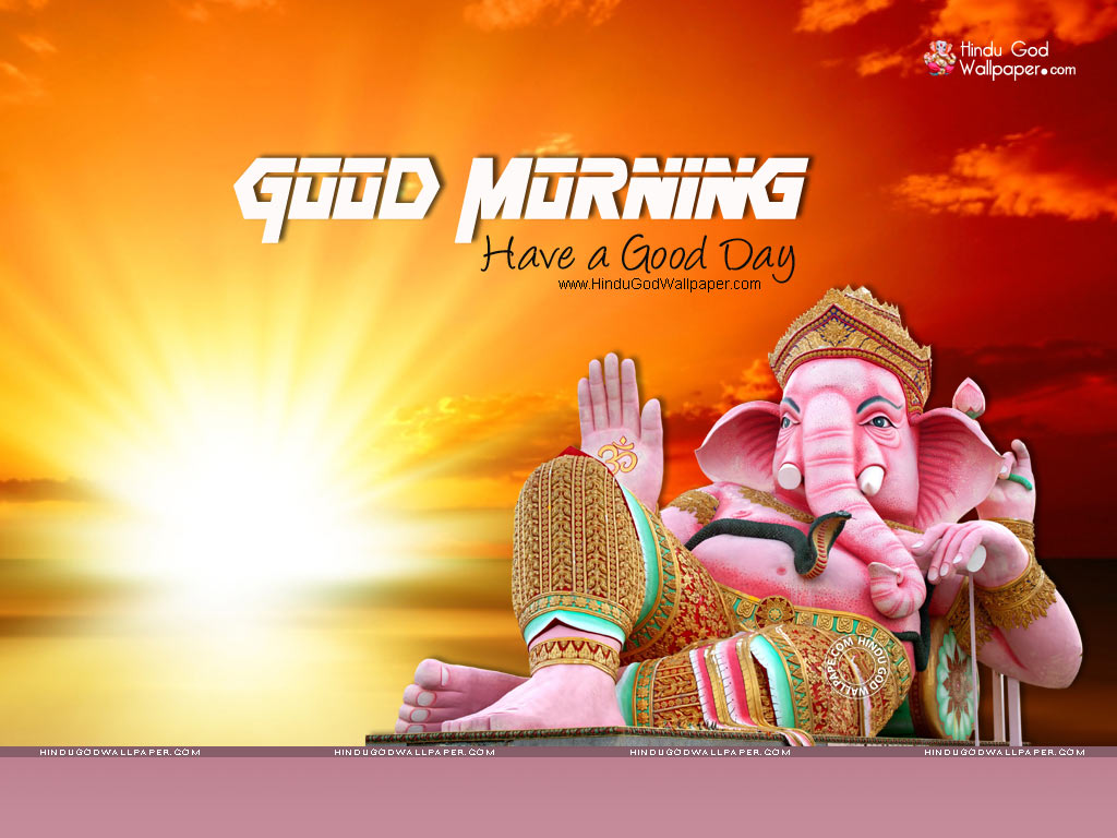 Ganesh rosa tramonto arancione, 1024x768 HD, Laptop