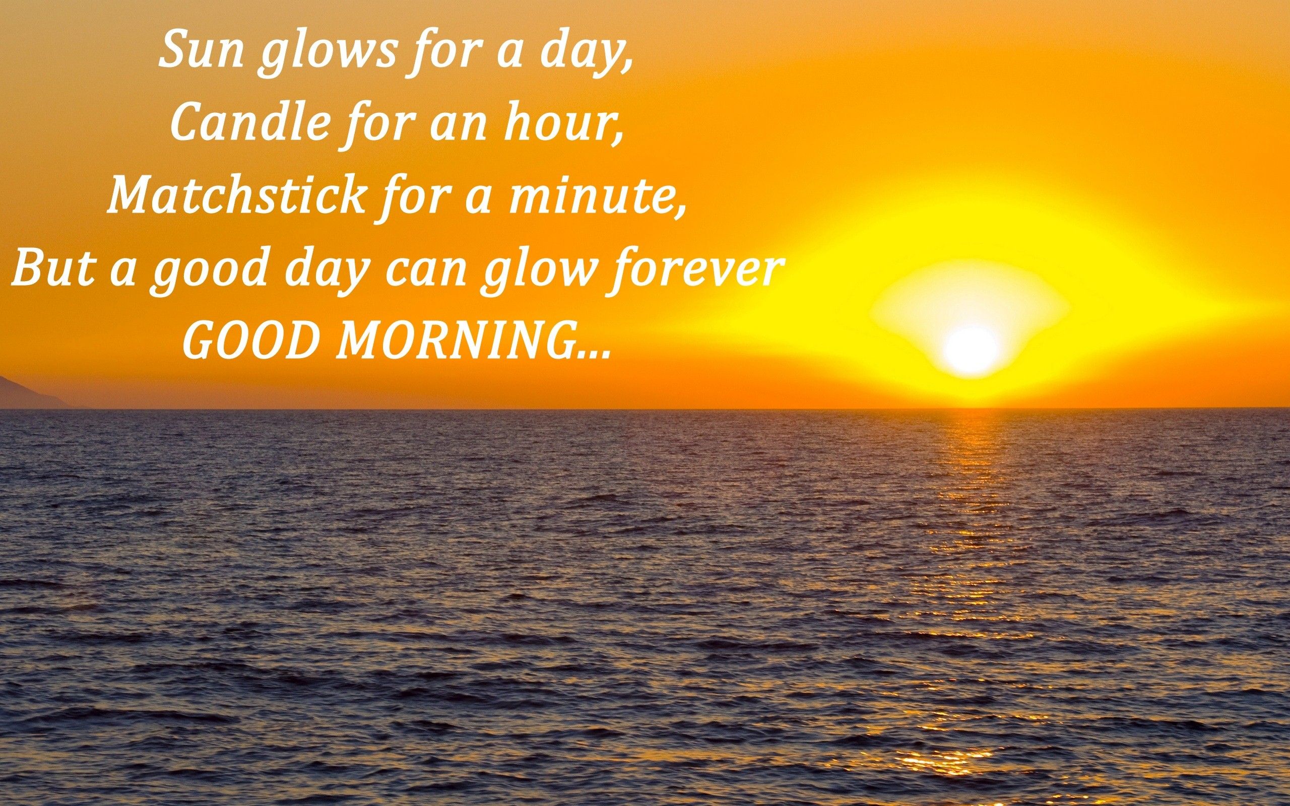 Alba sul mare con frase, 2560x1600 2K, PC